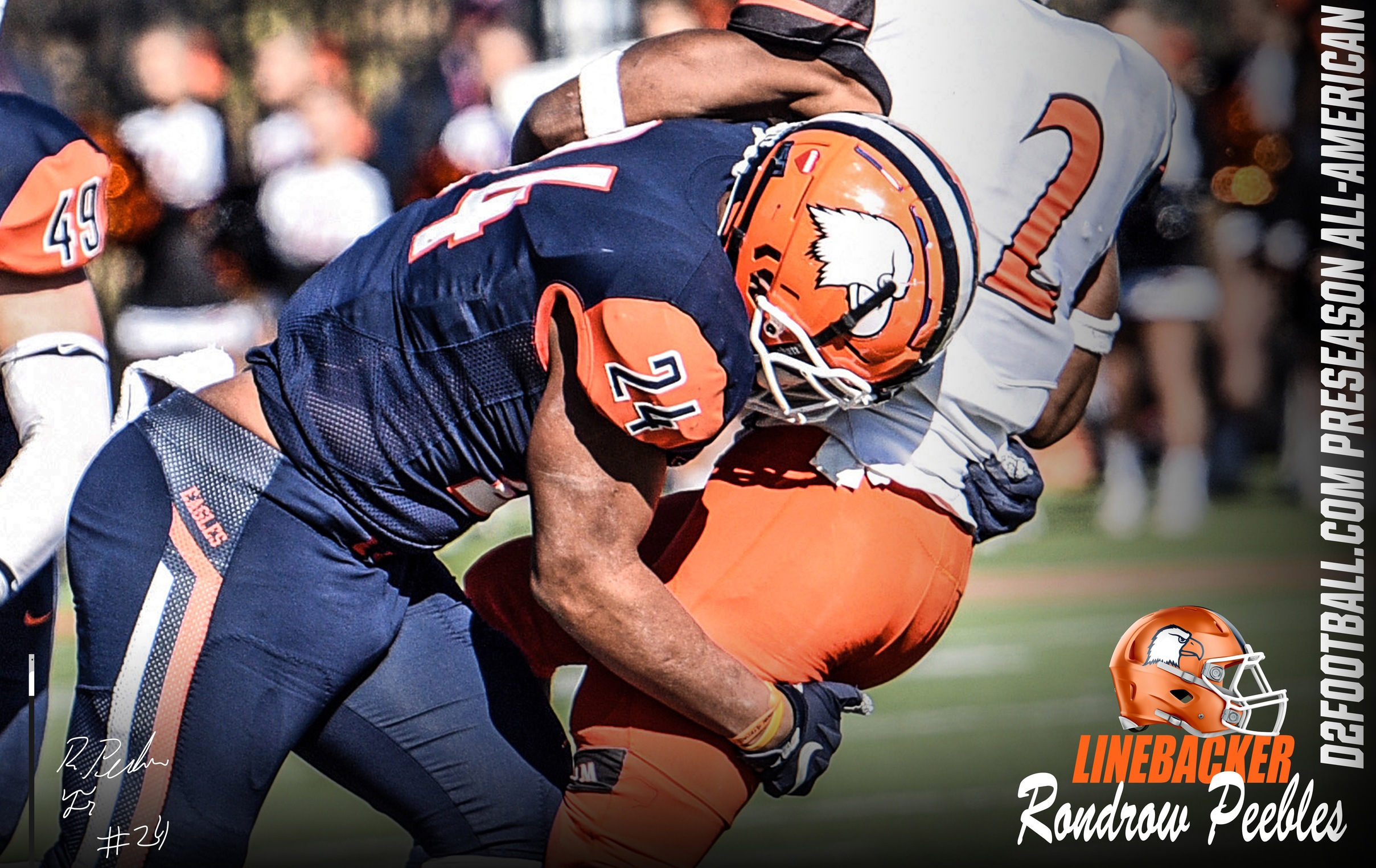 Peebles snags preseason All-America honor from D2Football.com