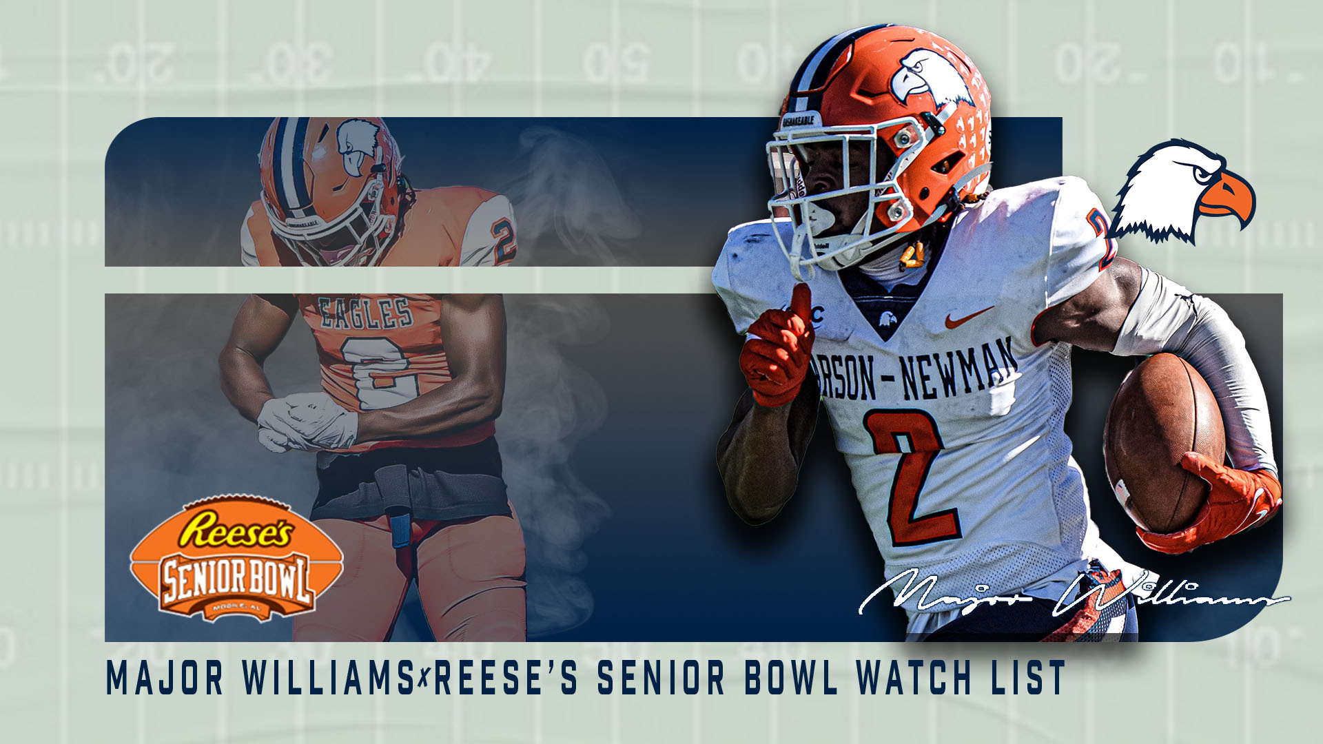Williams listed on Reese's Senior Bowl Watch List