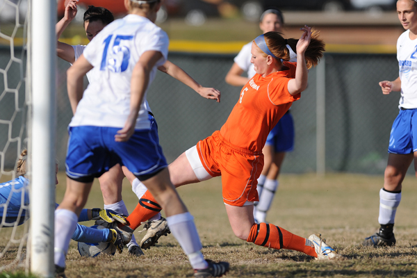 Top-Seeded Carson-Newman Downs Brevard, 5-0, In Quarterfinal Action Of The 2009 Food Lion SAC Womens Soccer Tournament