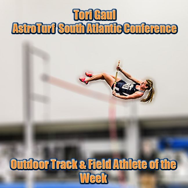 Gaul named AstroTurf SAC Field Athlete of the Week