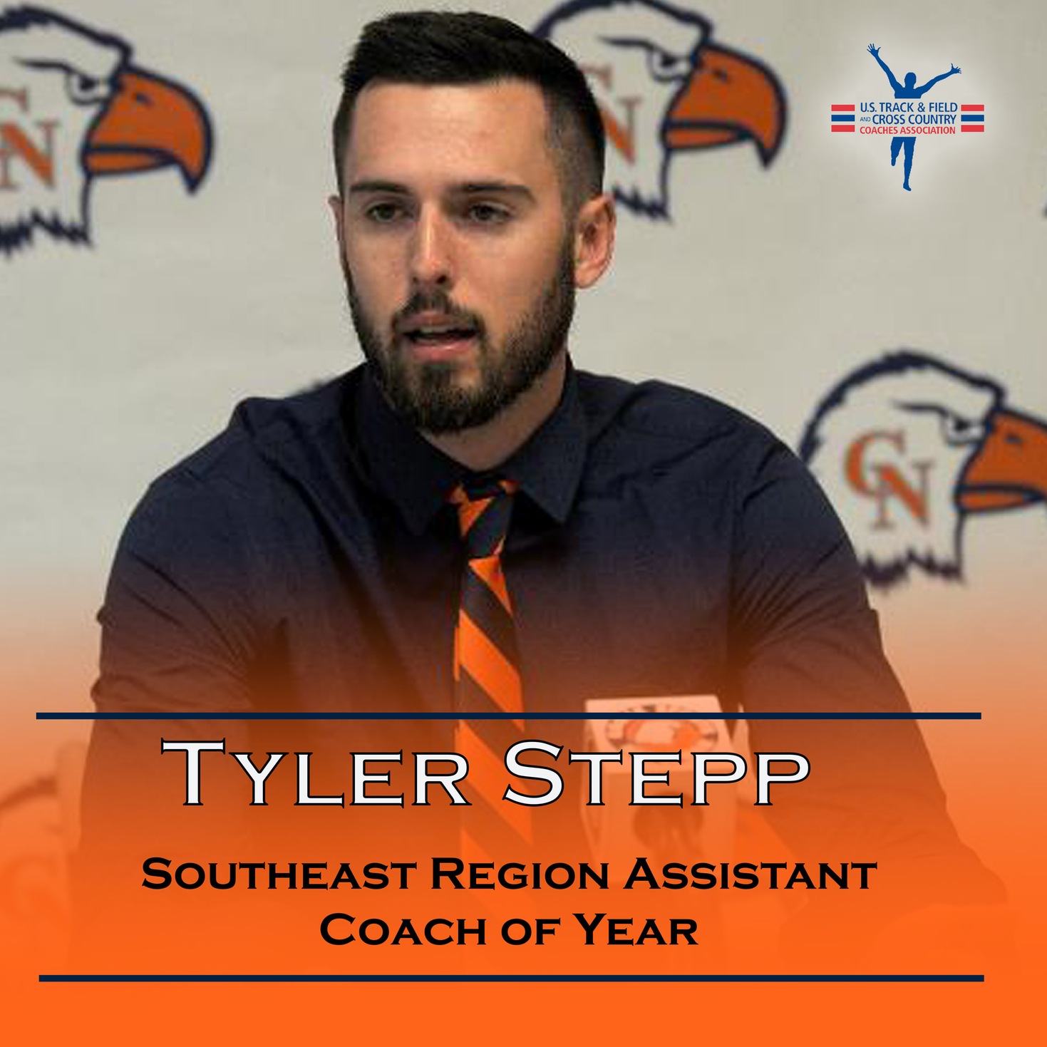 Three-peat for coach Stepp as the instructor has been named the Southeast Region Assistant Coach of the Year