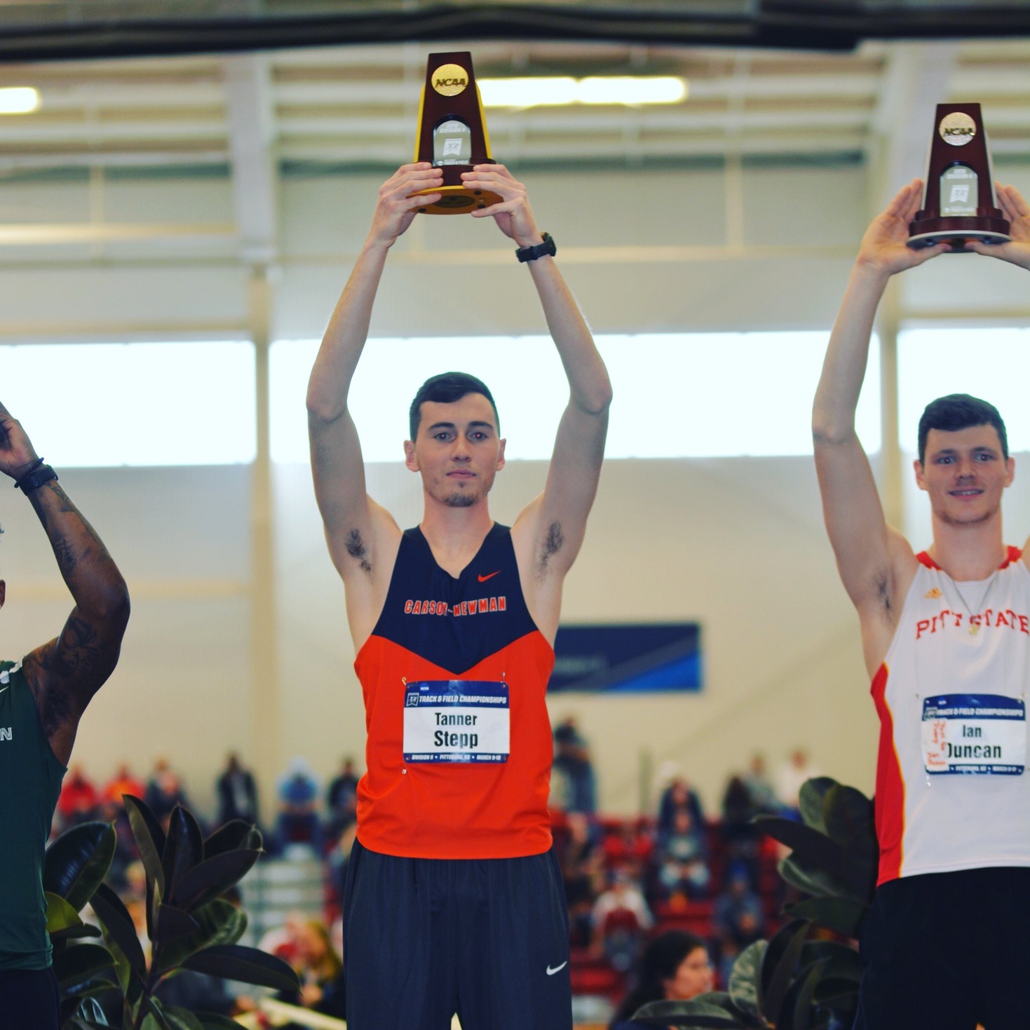 Stepp's national championship-winning high jump wins Carson-Newman Play of the Decade