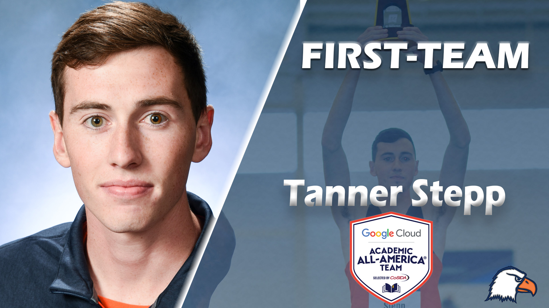 Stepp, White notch Academic All-America credits