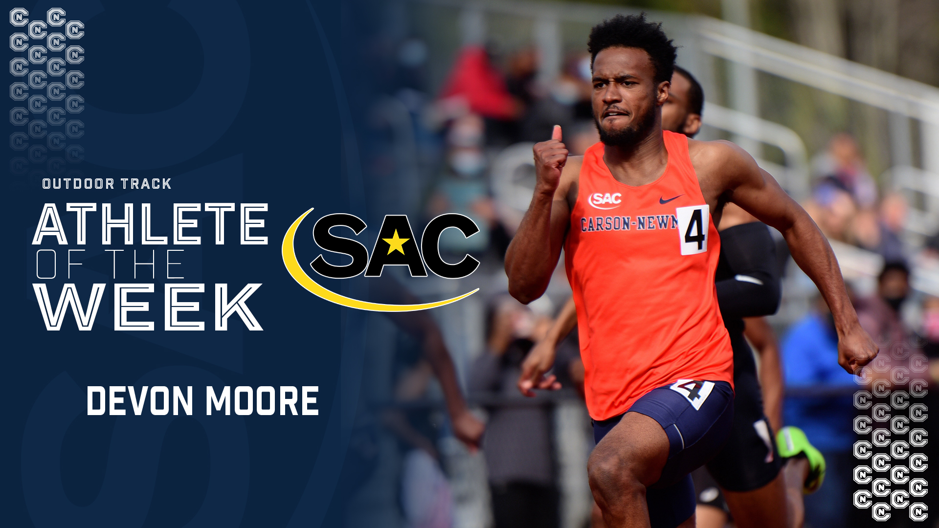 Moore named SAC Outdoor Track Athlete of the Week