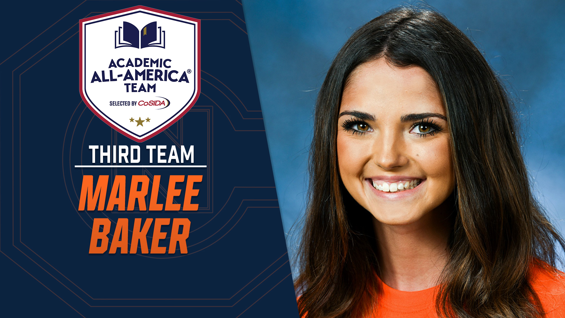 Baker named CoSIDA Third Team Academic All-American