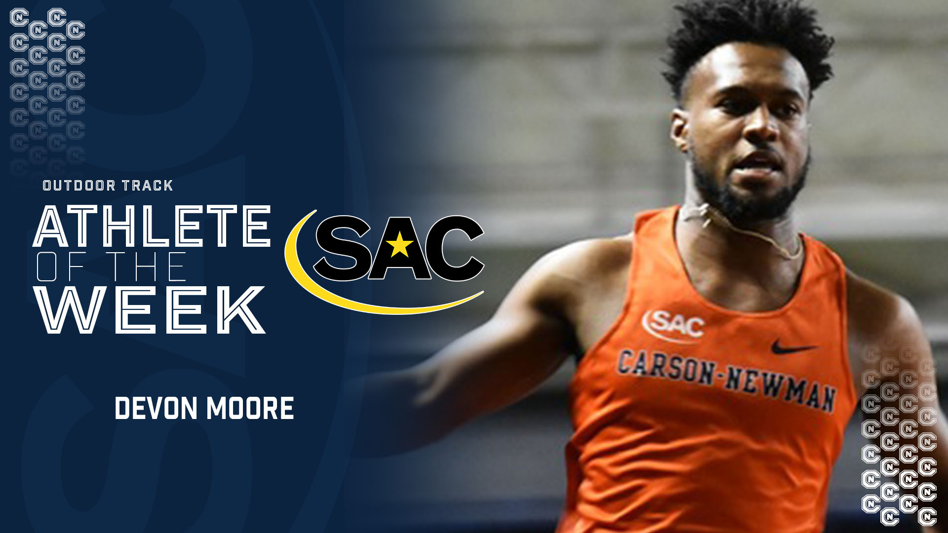 Moore named SAC Varsity Gems Men's Outdoor Track Athlete of the Week