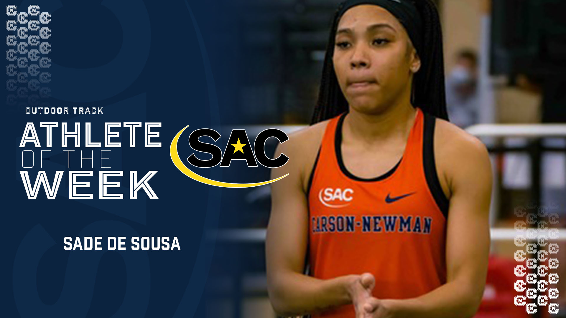 De Sousa named SAC Varsity Gems Women's Outdoor Track Athlete of the Week