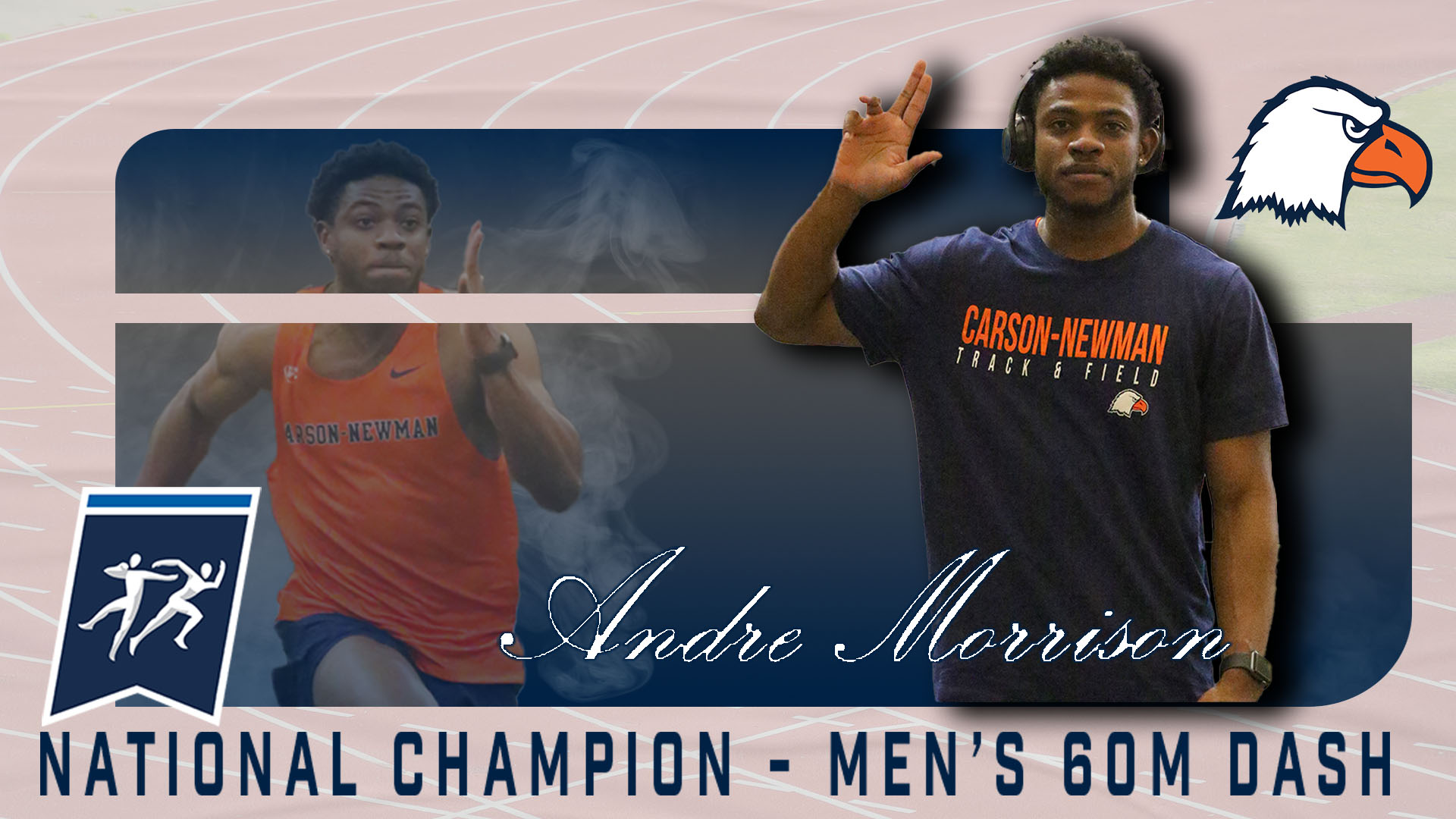 ANDRE MORRISON WINS 60M NATIONAL CHAMPIONSHIP