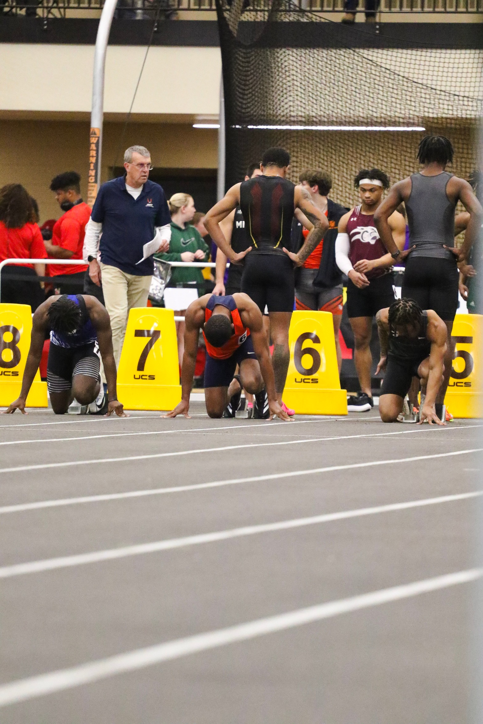 C-N Track and Field Soars on Day One of SAC Indoor Track and Field Championships