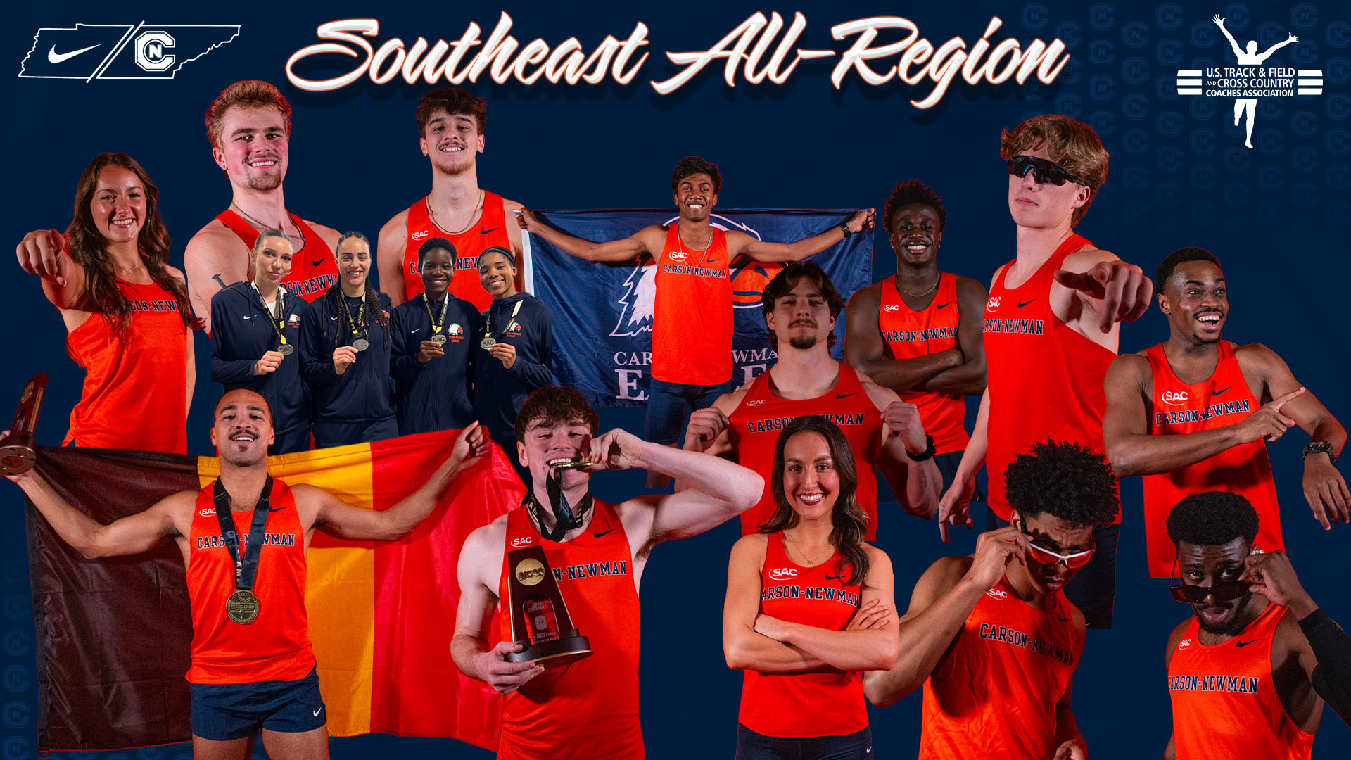 Carson-Newman earns 17 All-Region honors by USTFCCCA