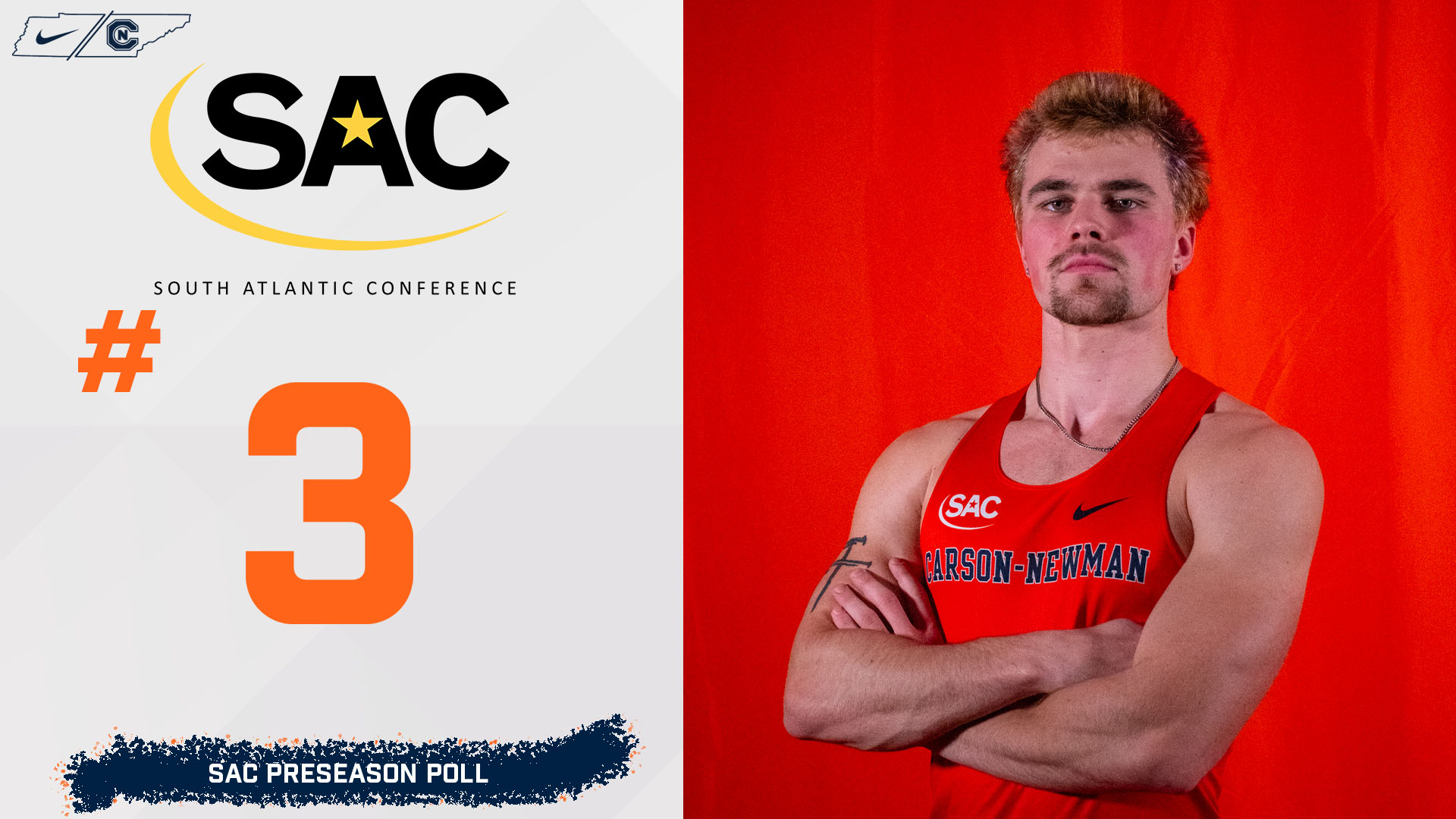 Men's track and field places third in SAC preseason poll ahead of outdoor season