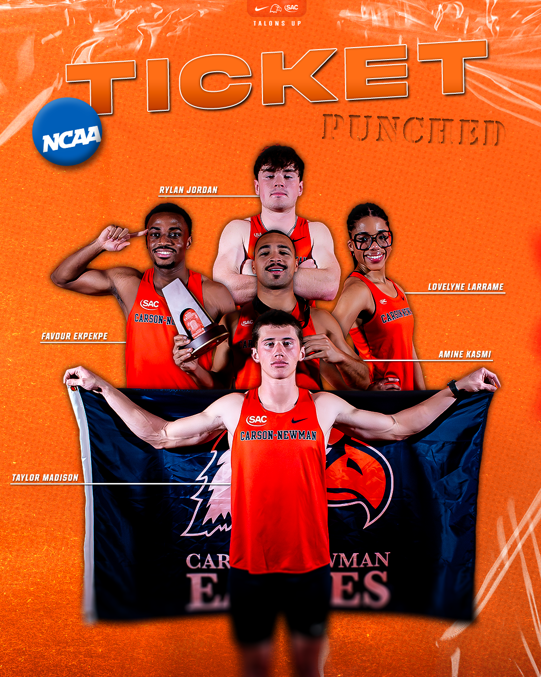 Carson-Newman sprinters off to Division II Outdoor National Championships