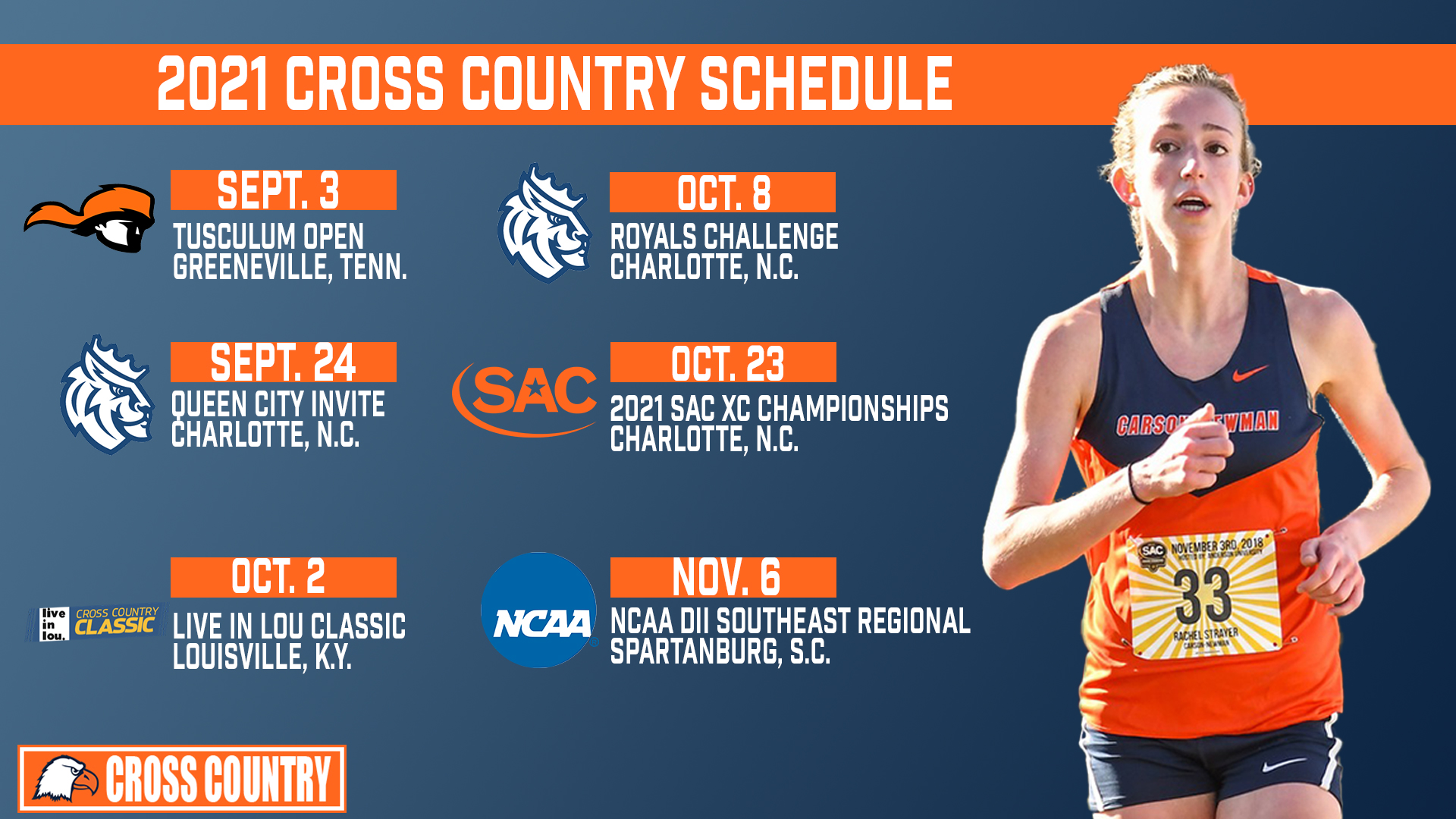 Cross Country unveils 2021 schedule