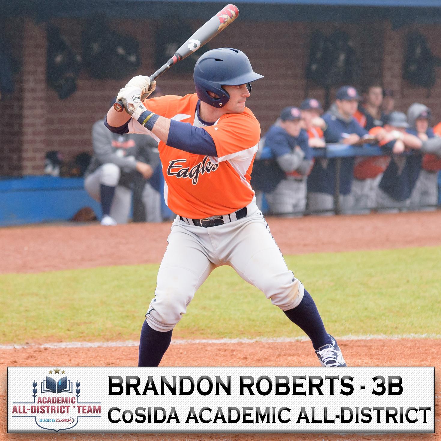 Roberts named baseball&rsquo;s second CoSIDA Academic All-District student-athlete