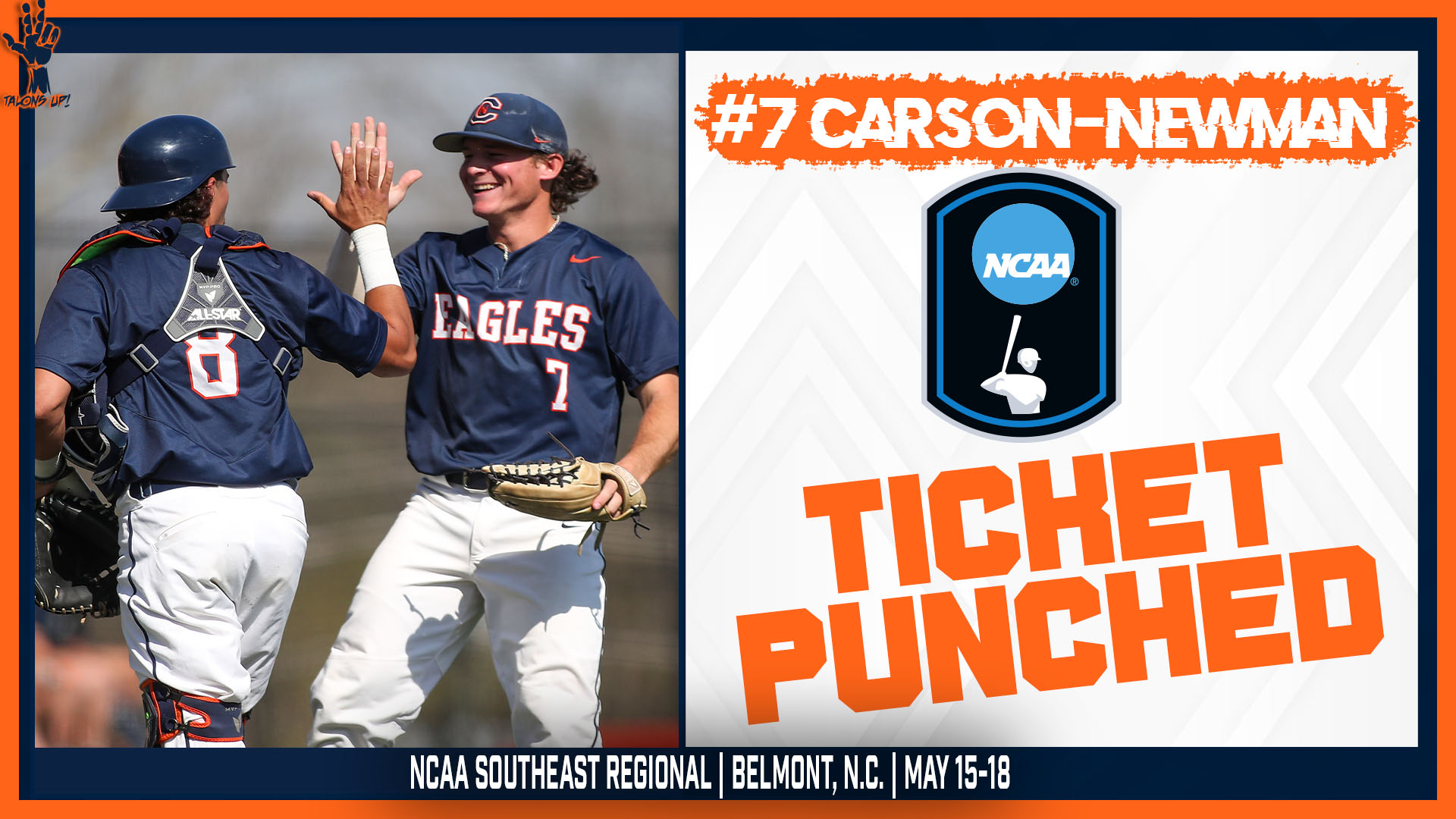 NCAA TOURNAMENT BOUND! C-N locks in Southeast Region berth as seventh seed