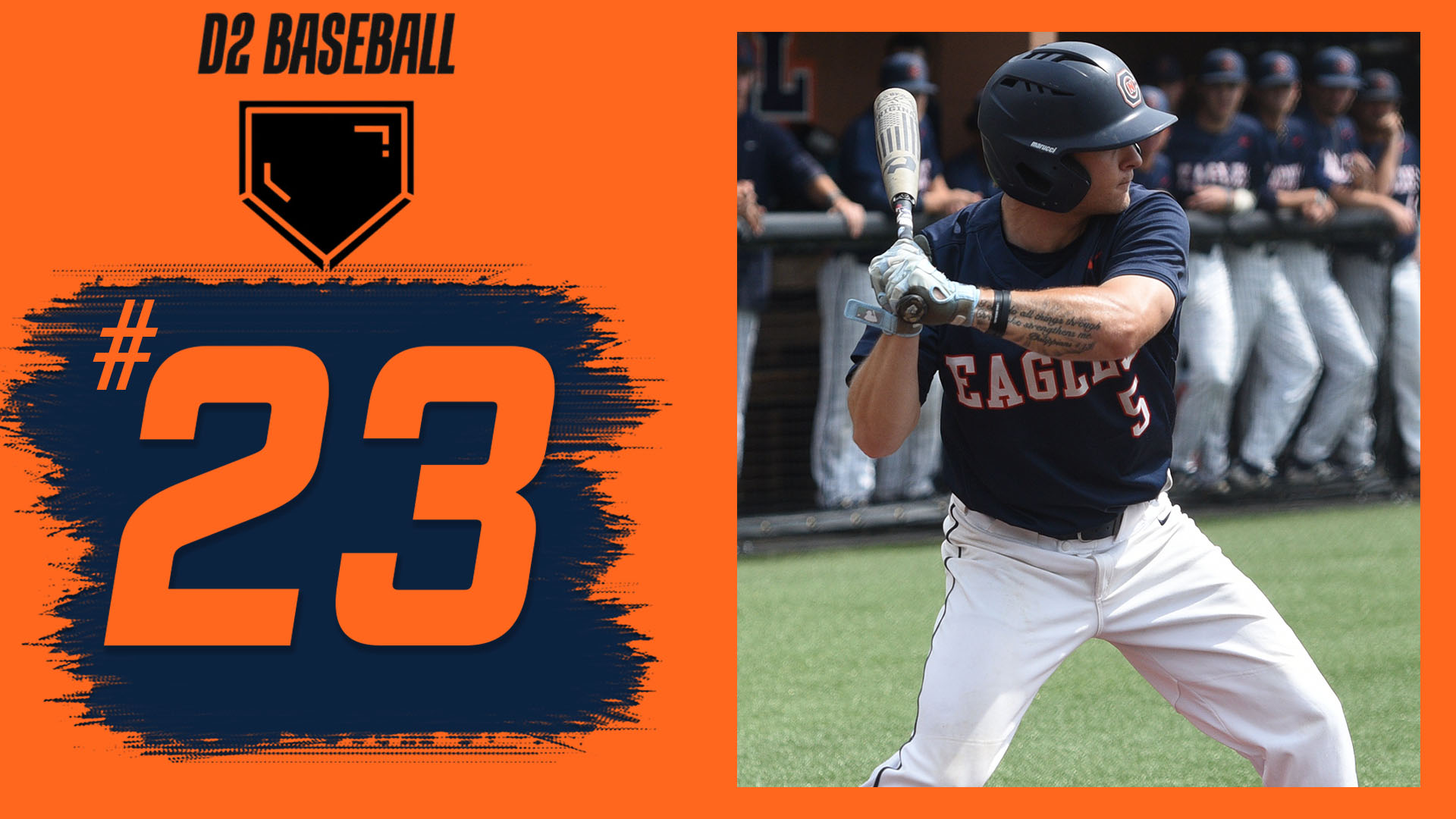 C-N stays at 23 in DII Baseball&rsquo;s top 25