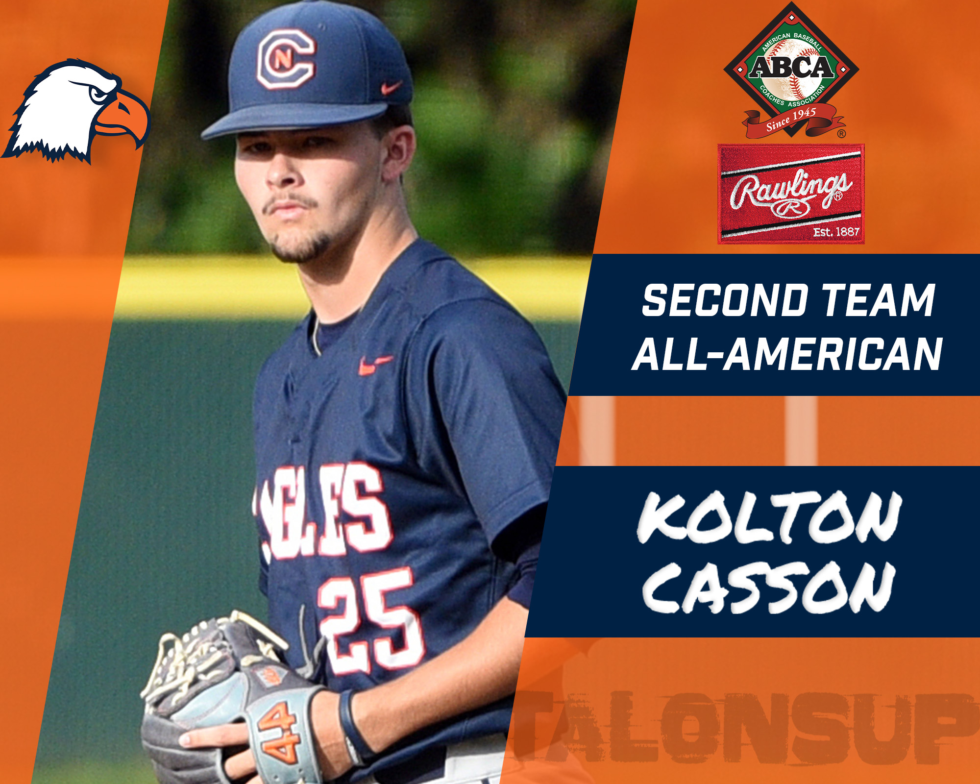 CONSENSUS ALL-AMERICAN! Casson selected as second team All-American by ABCA