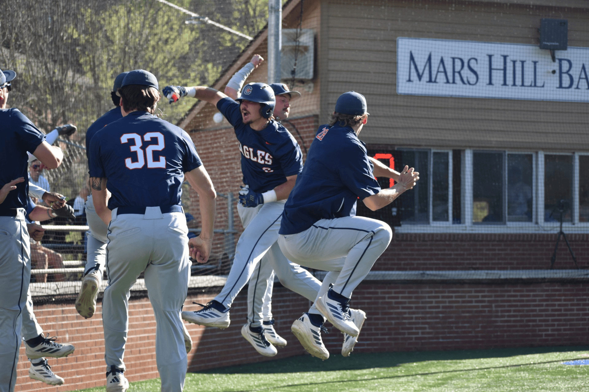 Nathan&rsquo;s seventh inning blast helps Eagles win series at Mars Hill