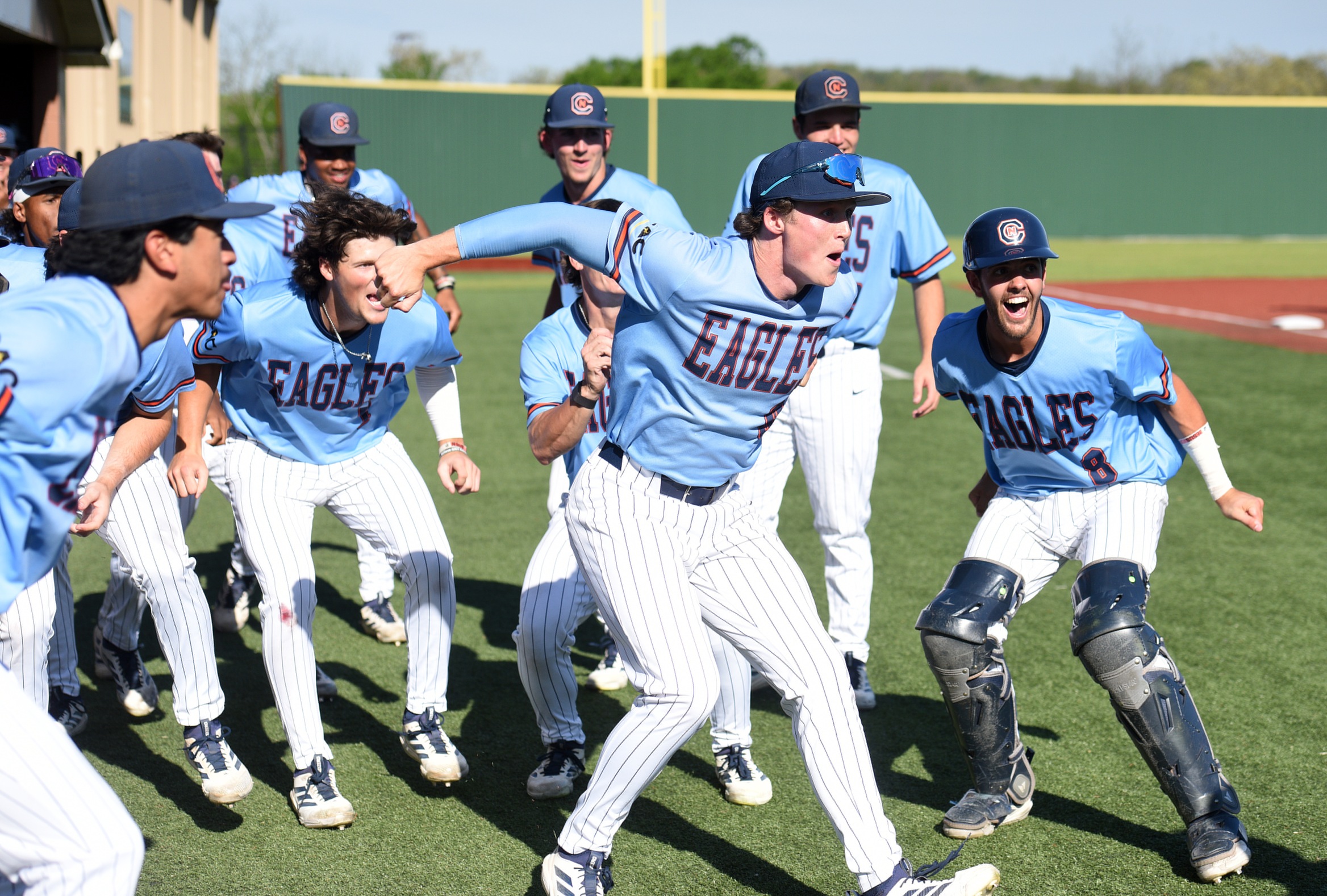 Eagles erupt for 13 unanswered in run-rule rout of TU
