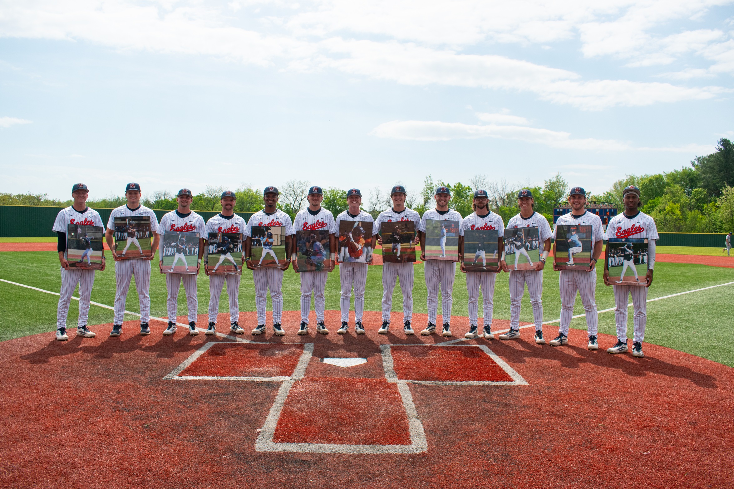 C-N celebrates 13 seniors with series sweep of Coker