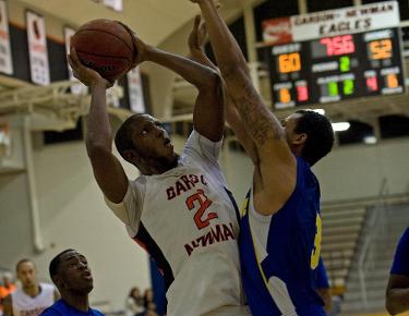 Eagles suffer first home nonconference in two years, Limestone rolls in 74-66 win