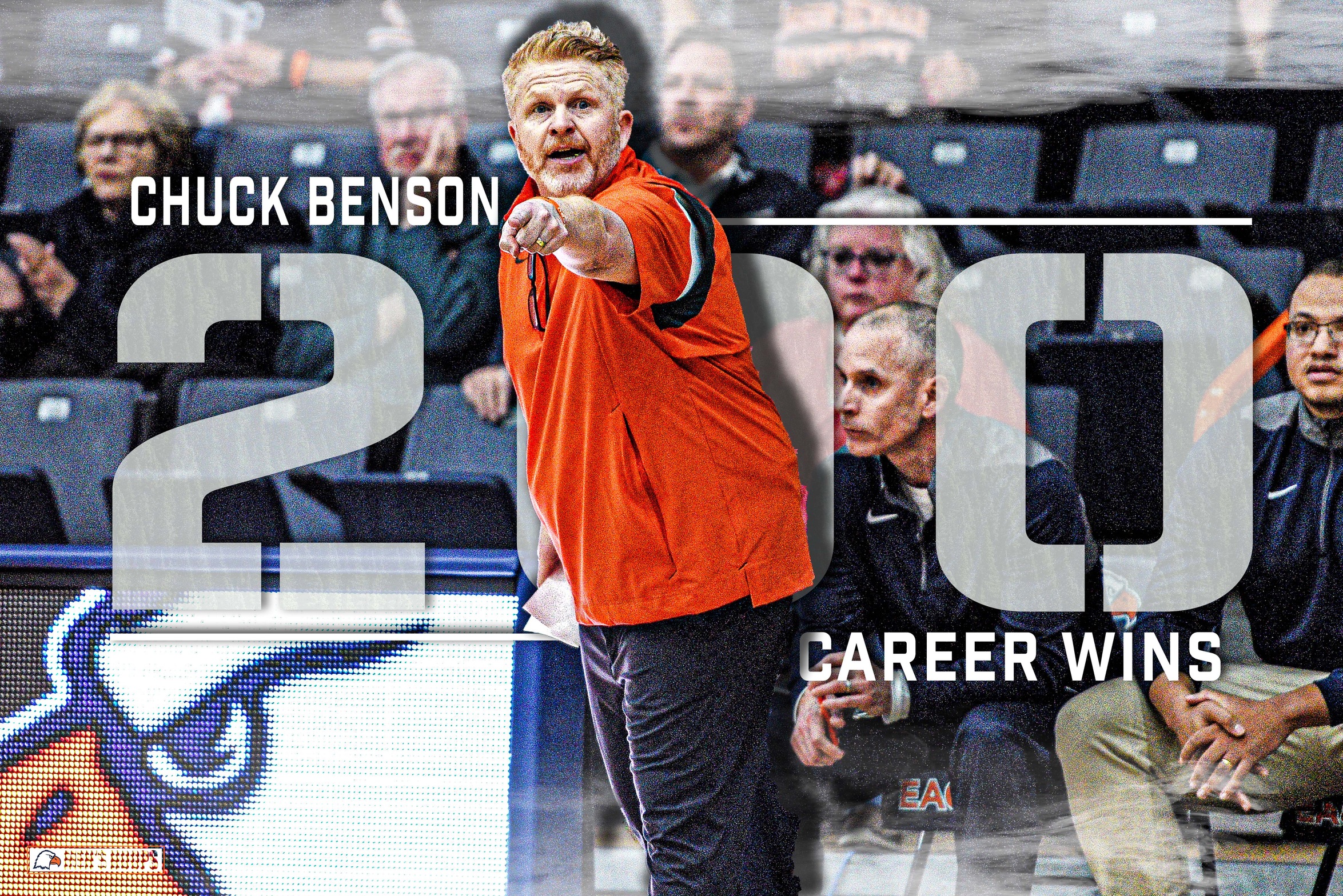 Benson wins 200th game at C-N, Eagles power past Cobras 76-64