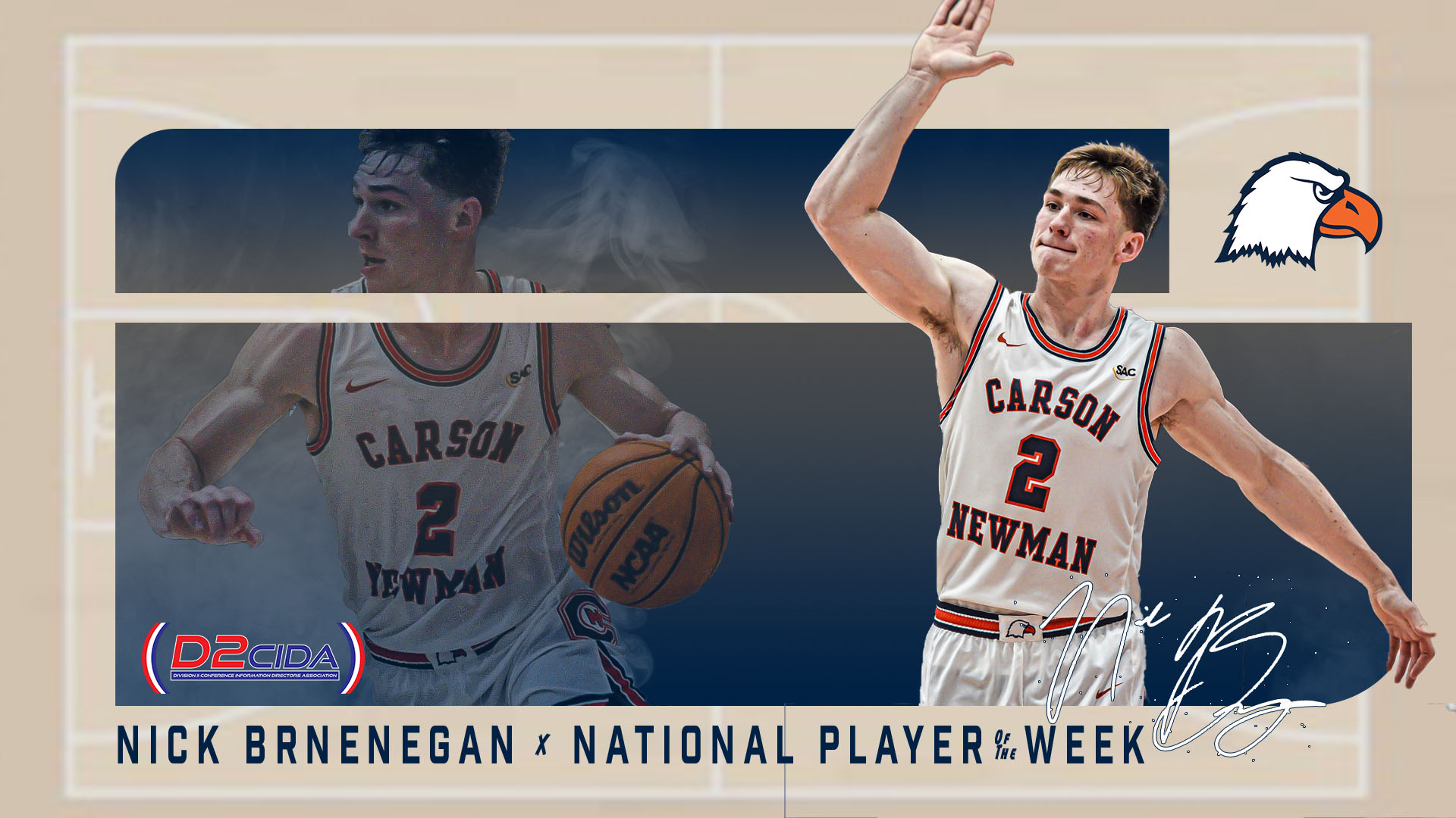 NATIONAL PLAYER OF THE WEEK &ndash; Brenegan touts highest weekly honor