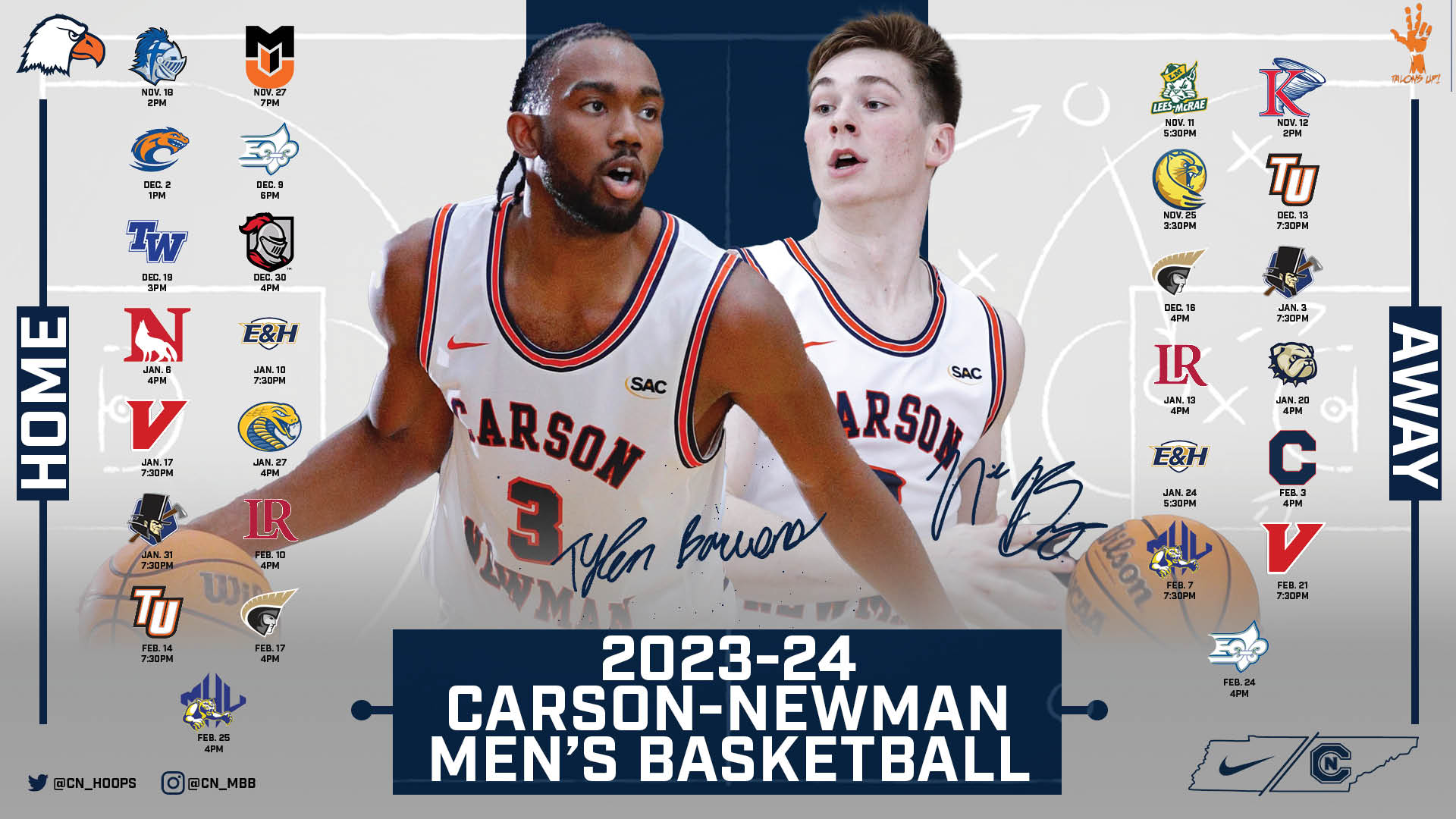Benson unveils home-heavy slate for 2023-24