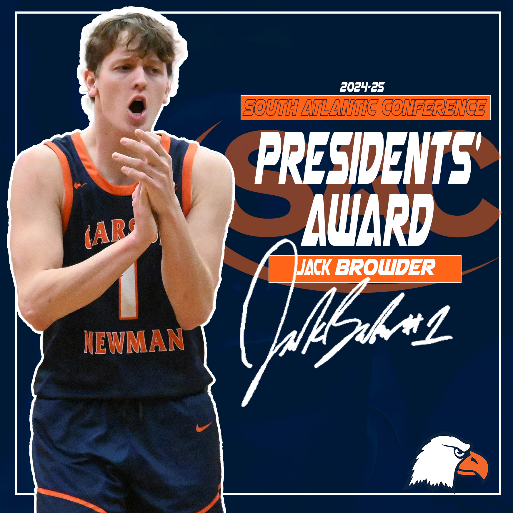 Browder goes back-to-back as SAC Presidents&rsquo; Award winner