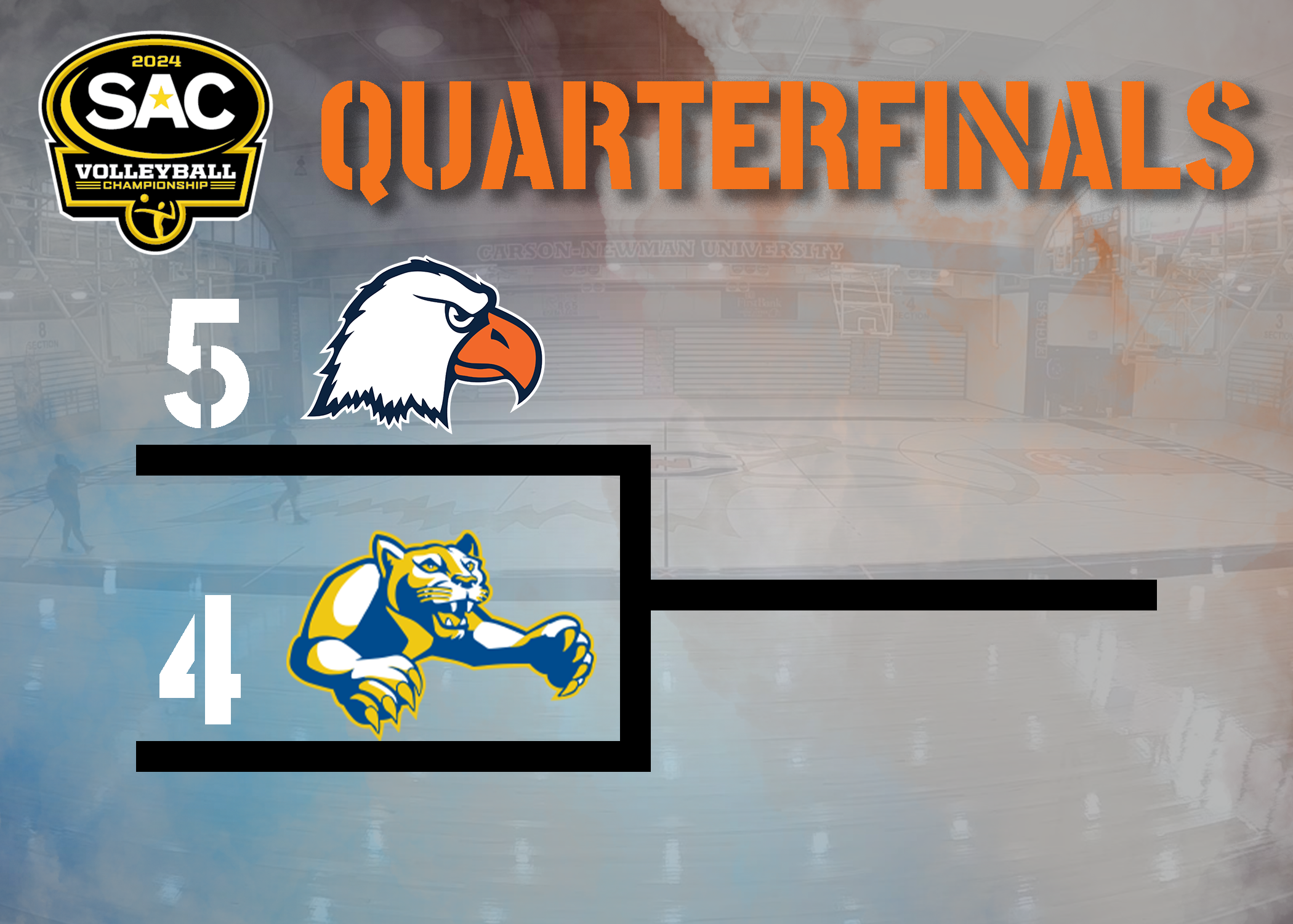 Carson-Newman Five-Seed at SAC Volleyball Tournament