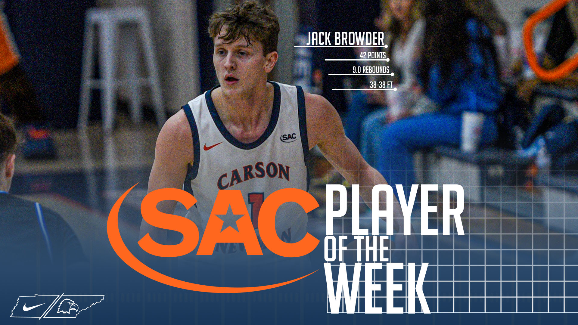 Browder&rsquo;s outrageous two-game stretch leads to SAC Player of the Week honors