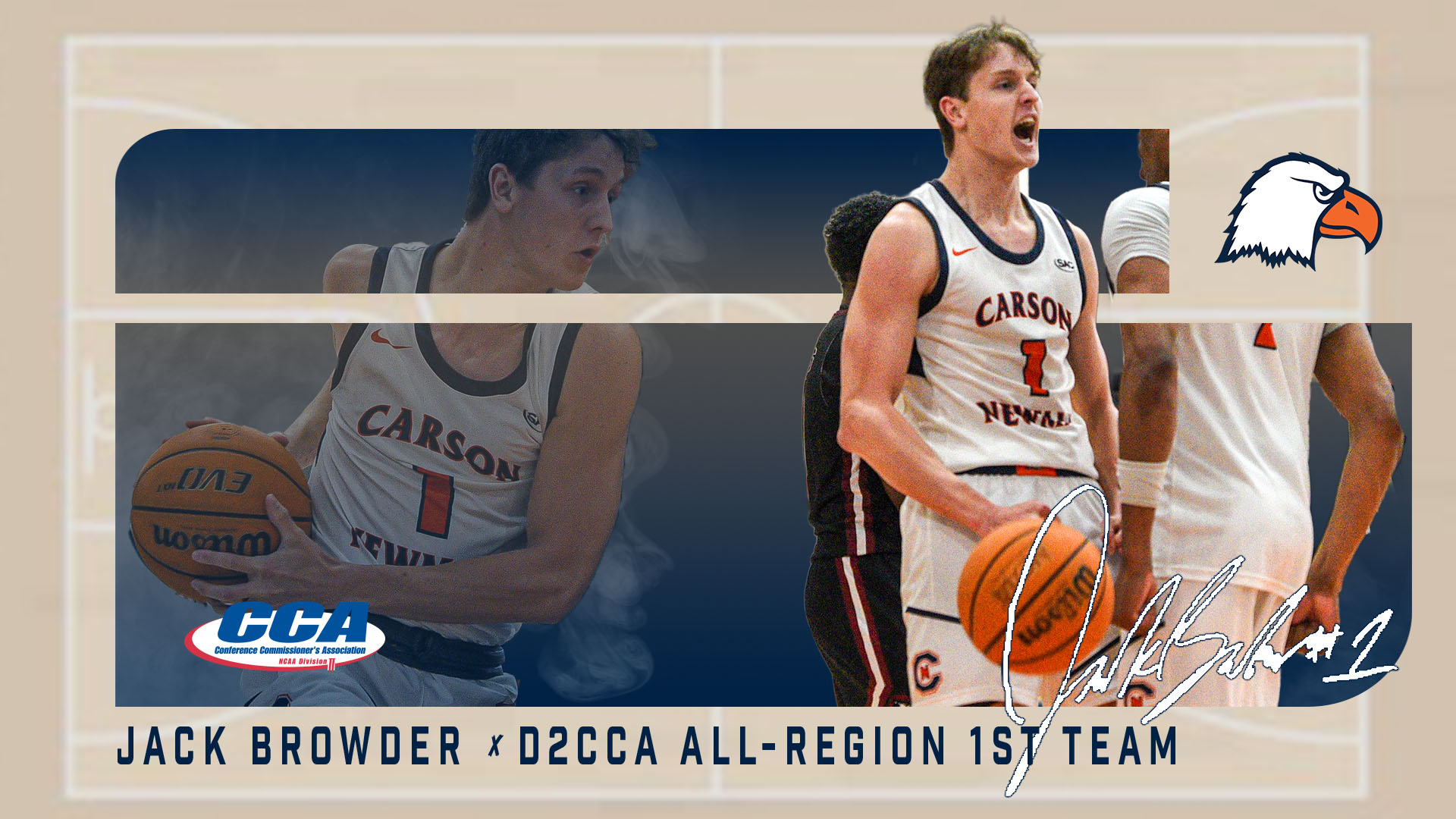 Browder named to D2CCA All-Region First Team