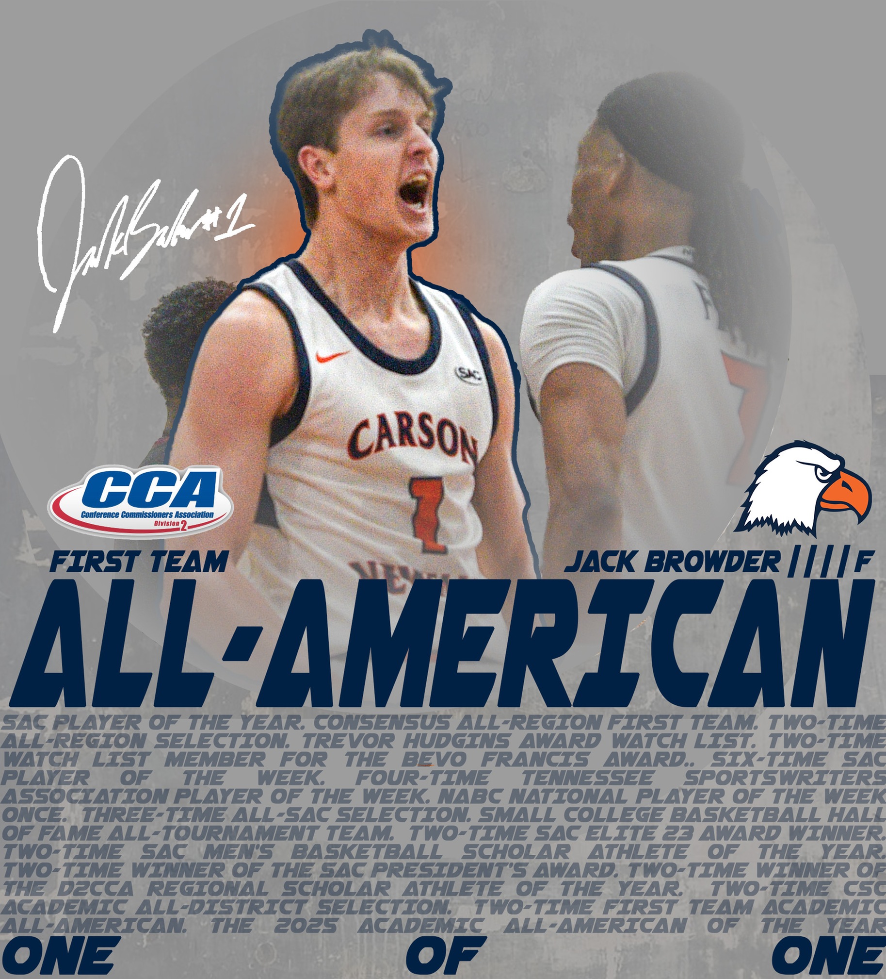 FIRST-TEAM All-America &ndash; Browder receives high honor from D2CCA