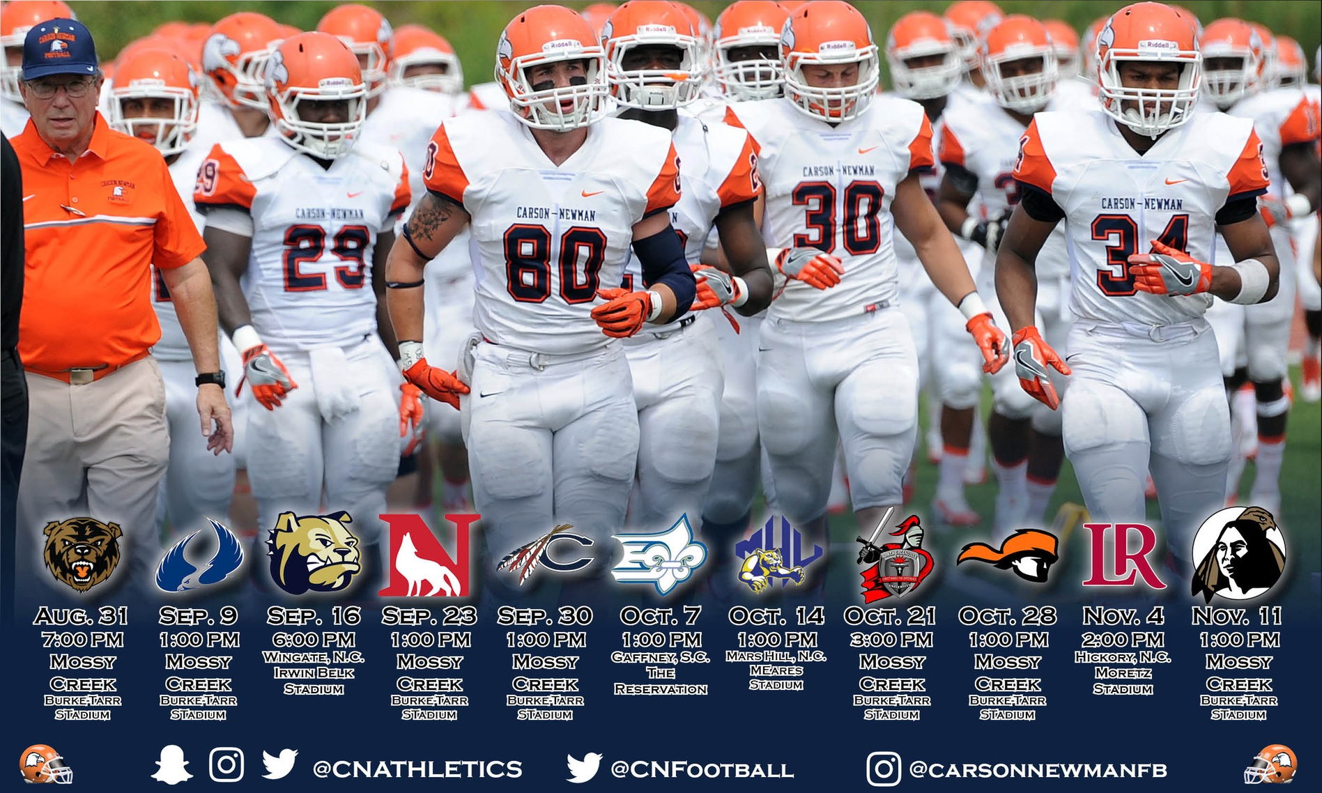 Seven home games highlight 2017 C-N Football schedule