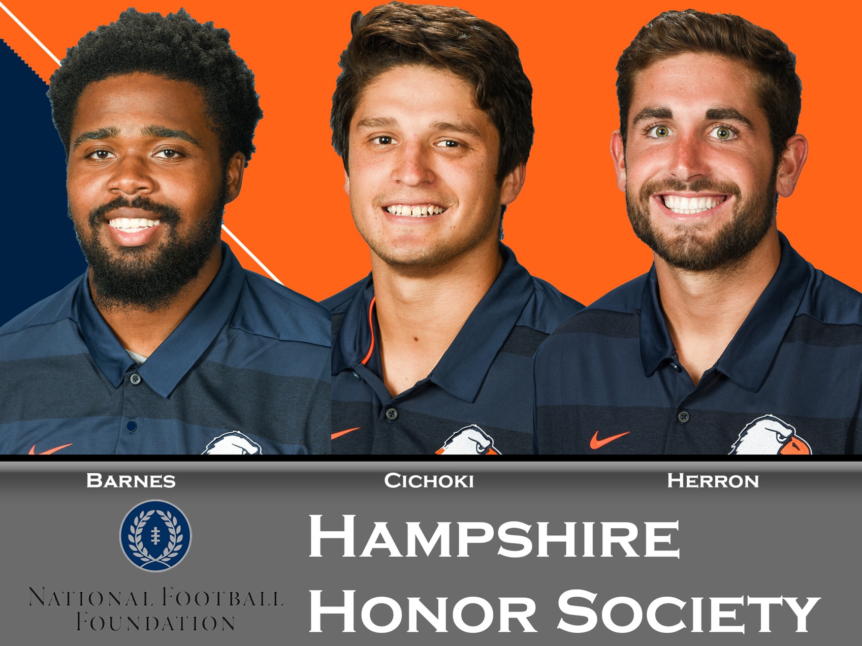 Three Eagles tabbed for induction into NFF Hampshire Honor Society&nbsp;