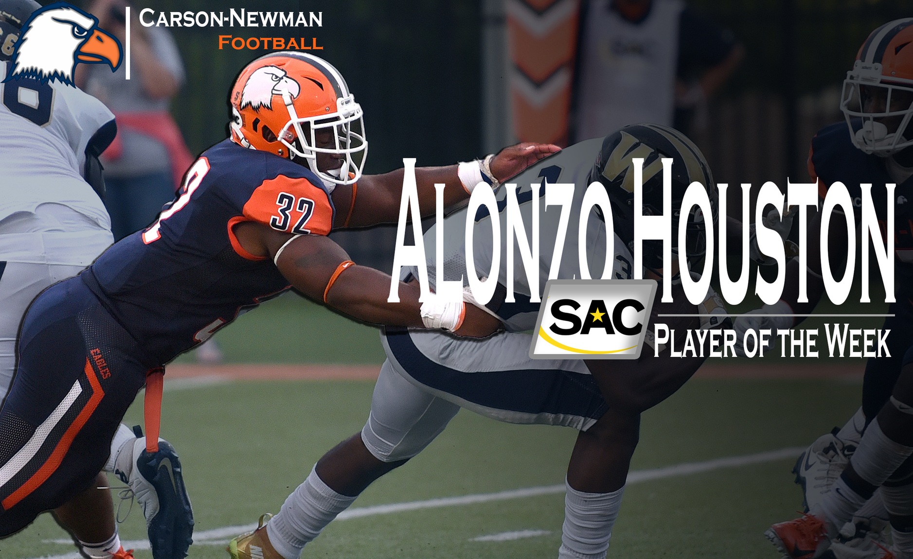 Houston nets AstroTurf SAC Defensive Player of the Week honors in first career start