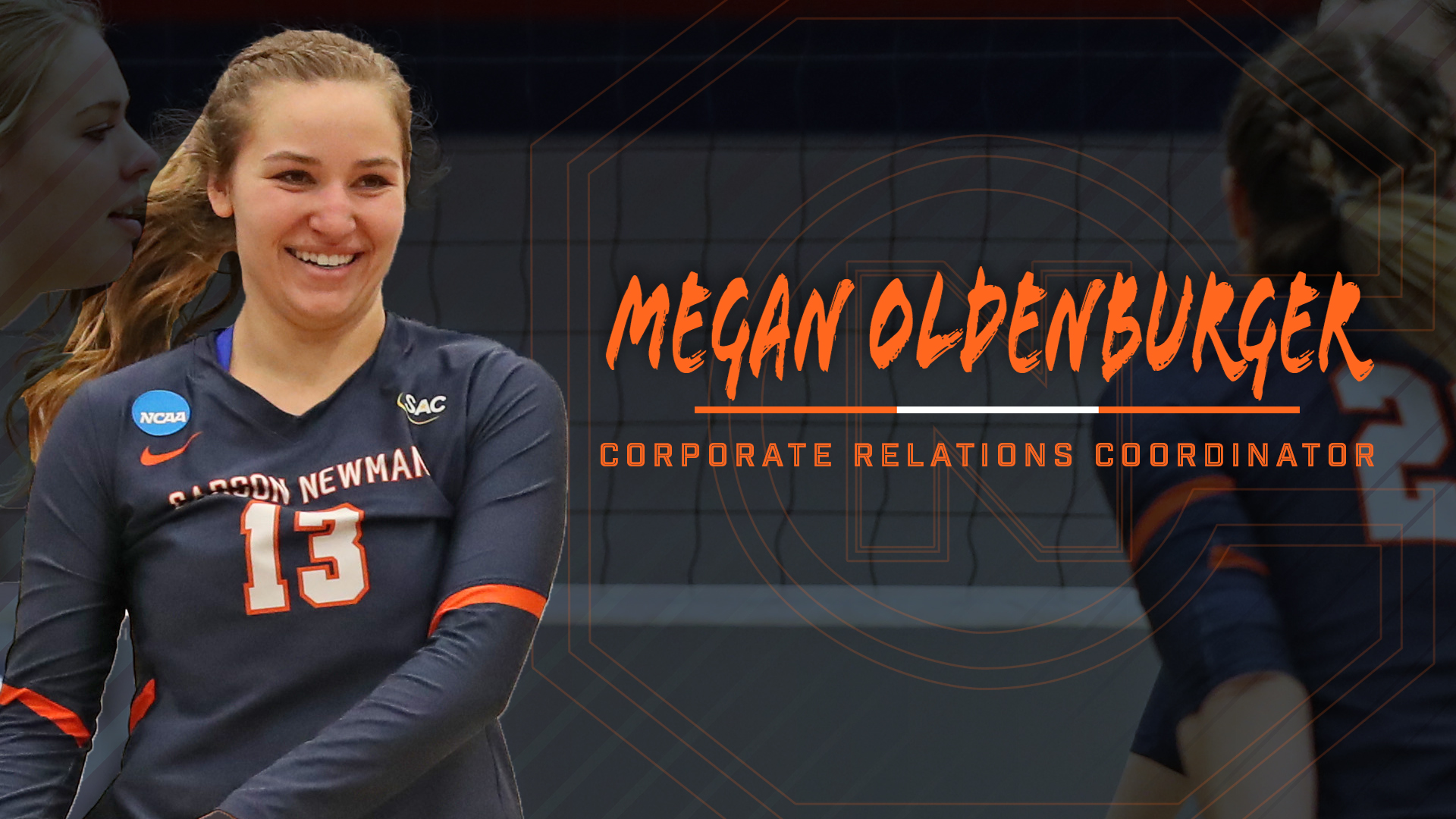 Former volleyball star Oldenburger joins Eagle Club staff