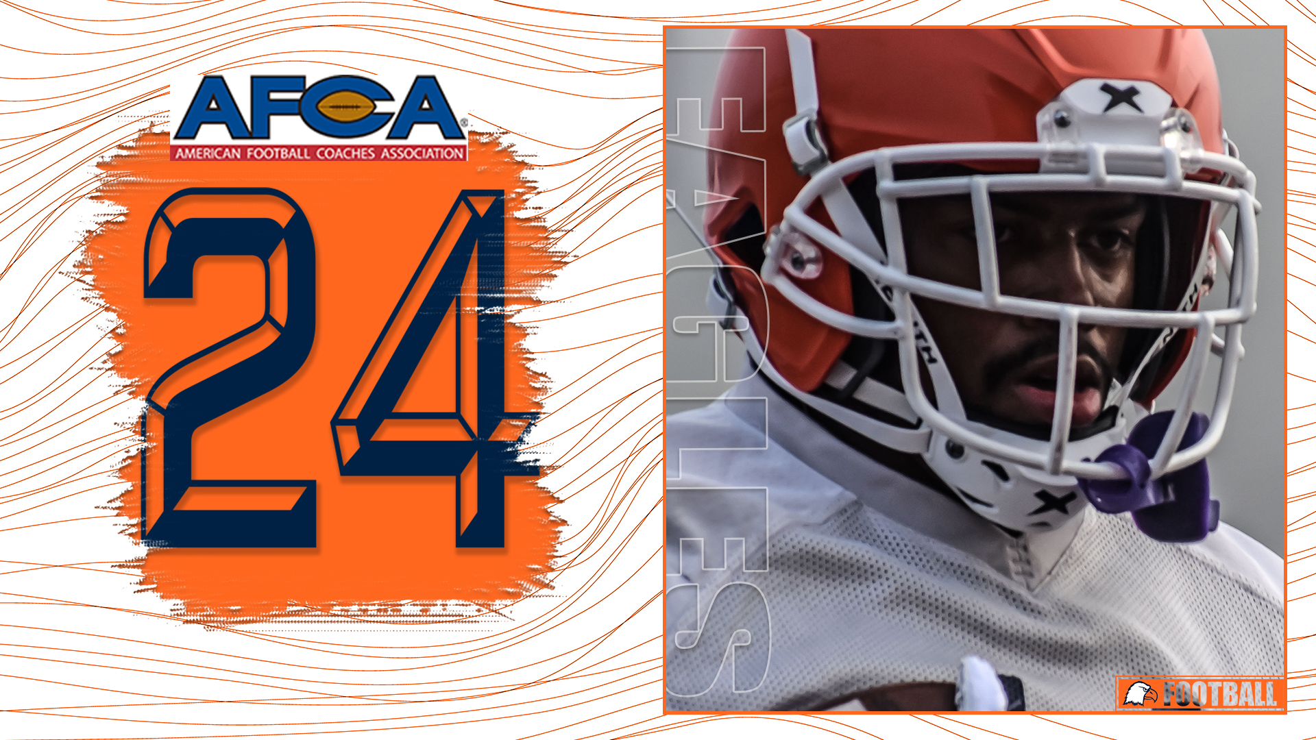 AFCA ranks football 24th in preseason coaches poll