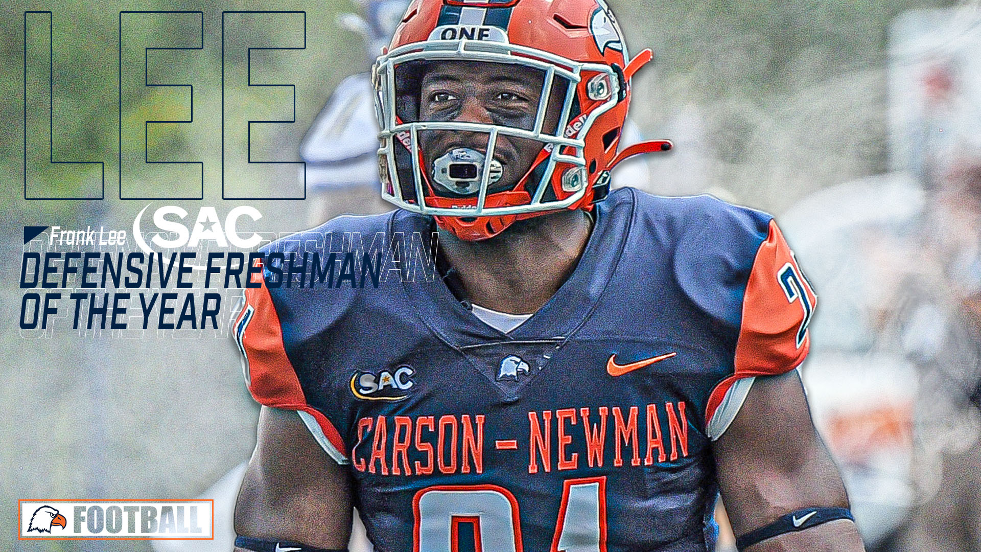 Lee named Defensive Freshman of the Year, 13 Eagles honored by SAC