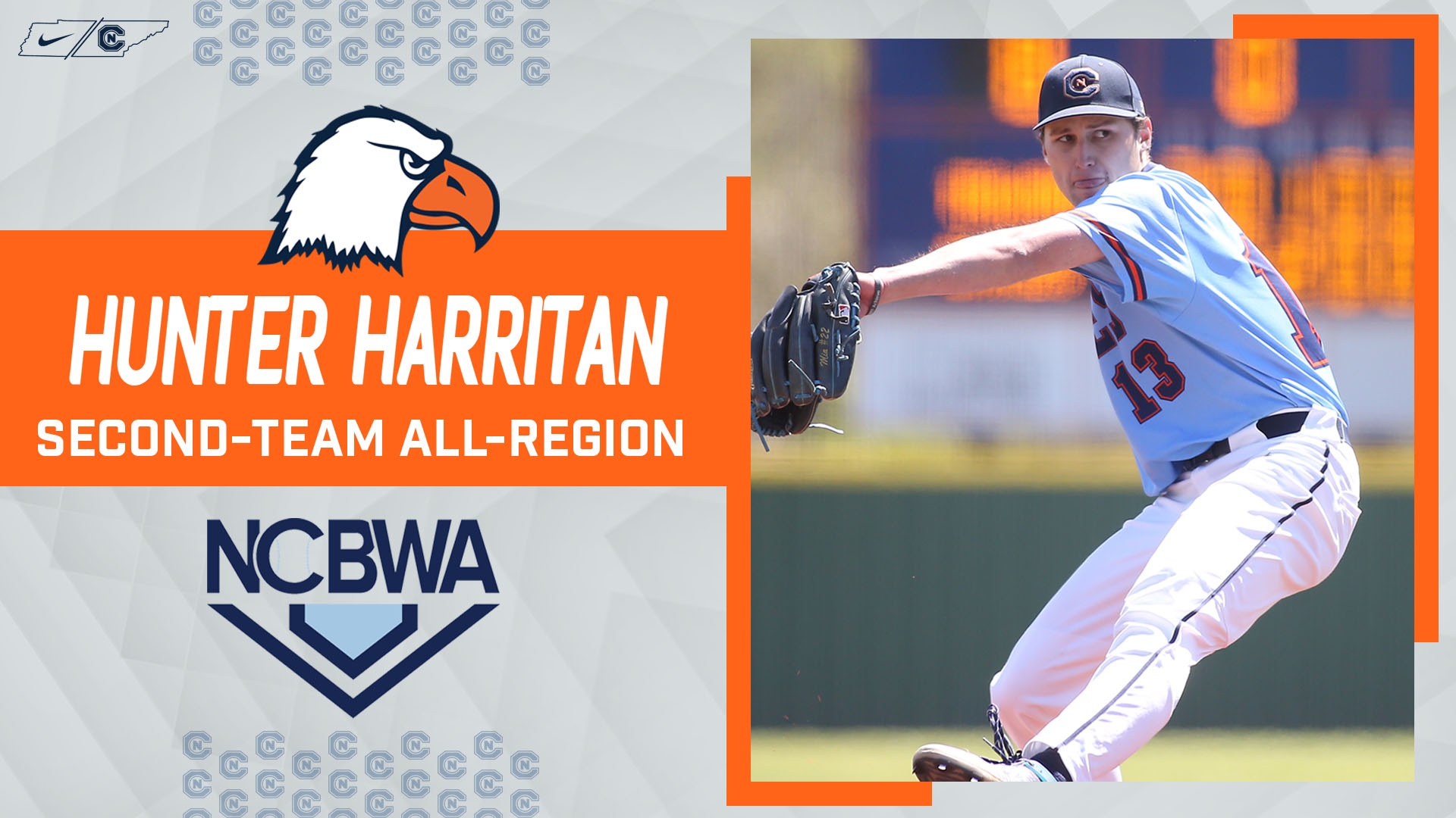 Harritan collects second-team NCBWA All-Region honors