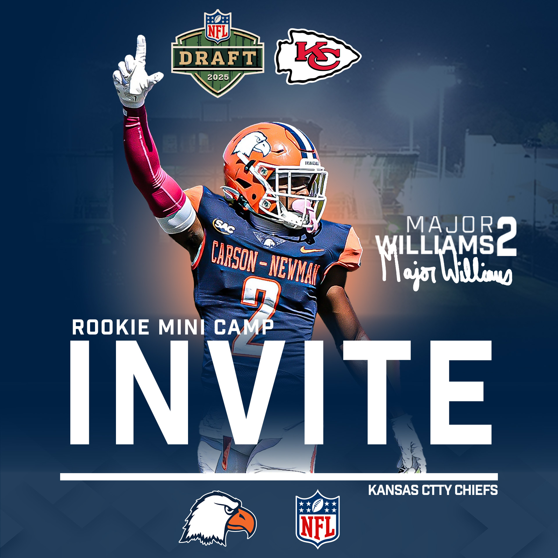 Two-time All-American safety Williams earns minicamp invite from Chiefs
