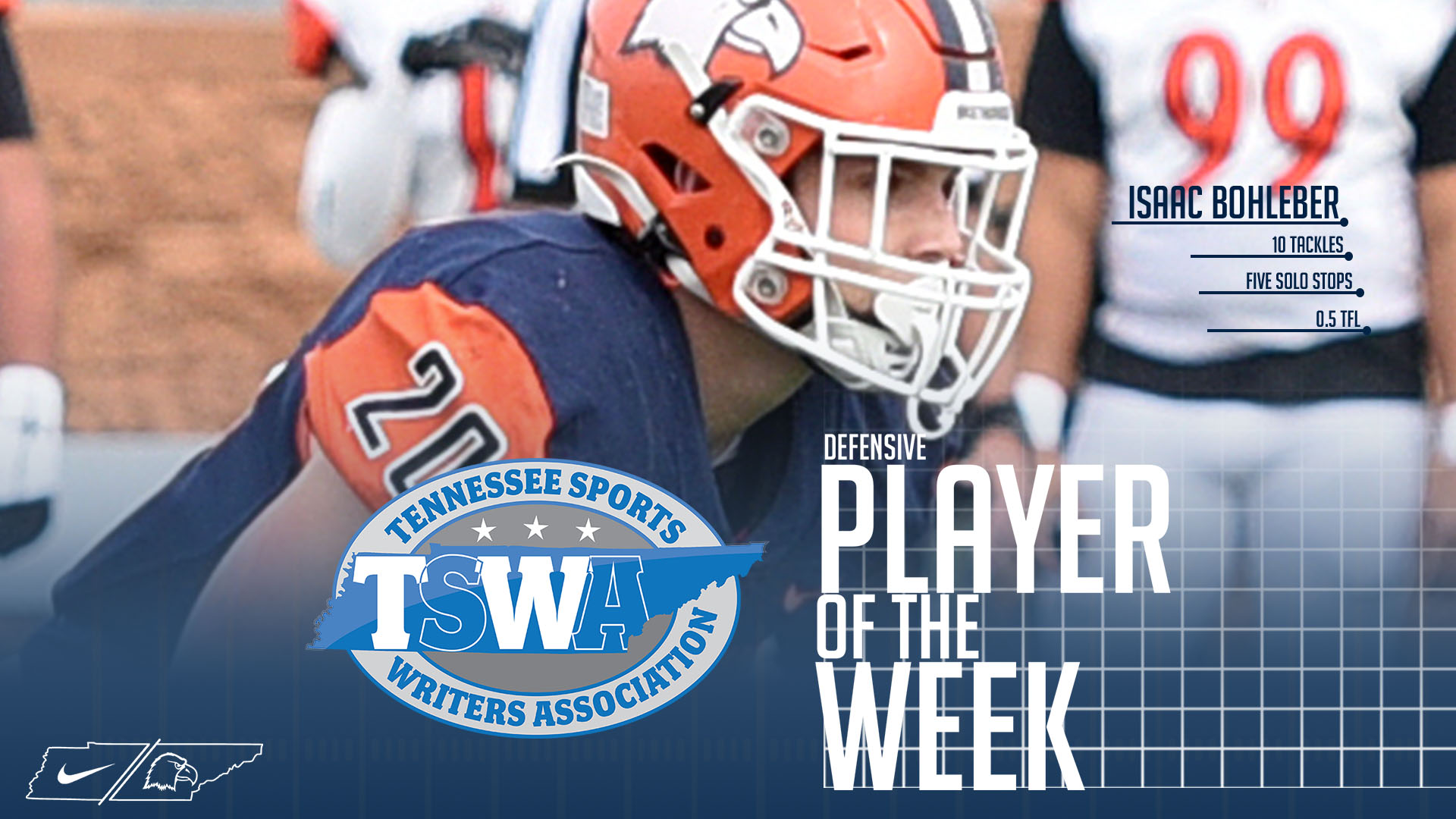 Bohleber closes out career with TSWA Weekly accolade