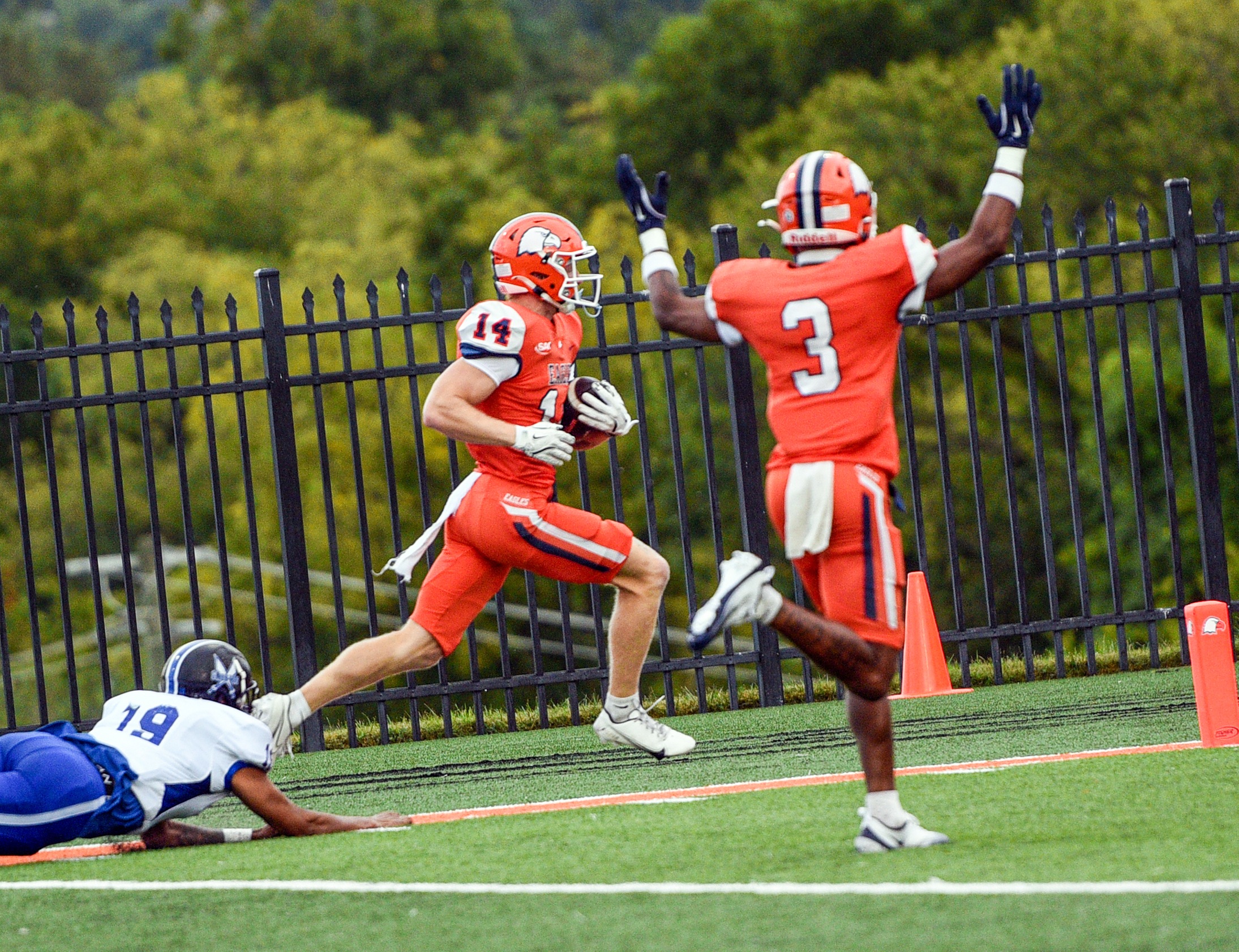 Eagles overmatch Gladiators 59-0