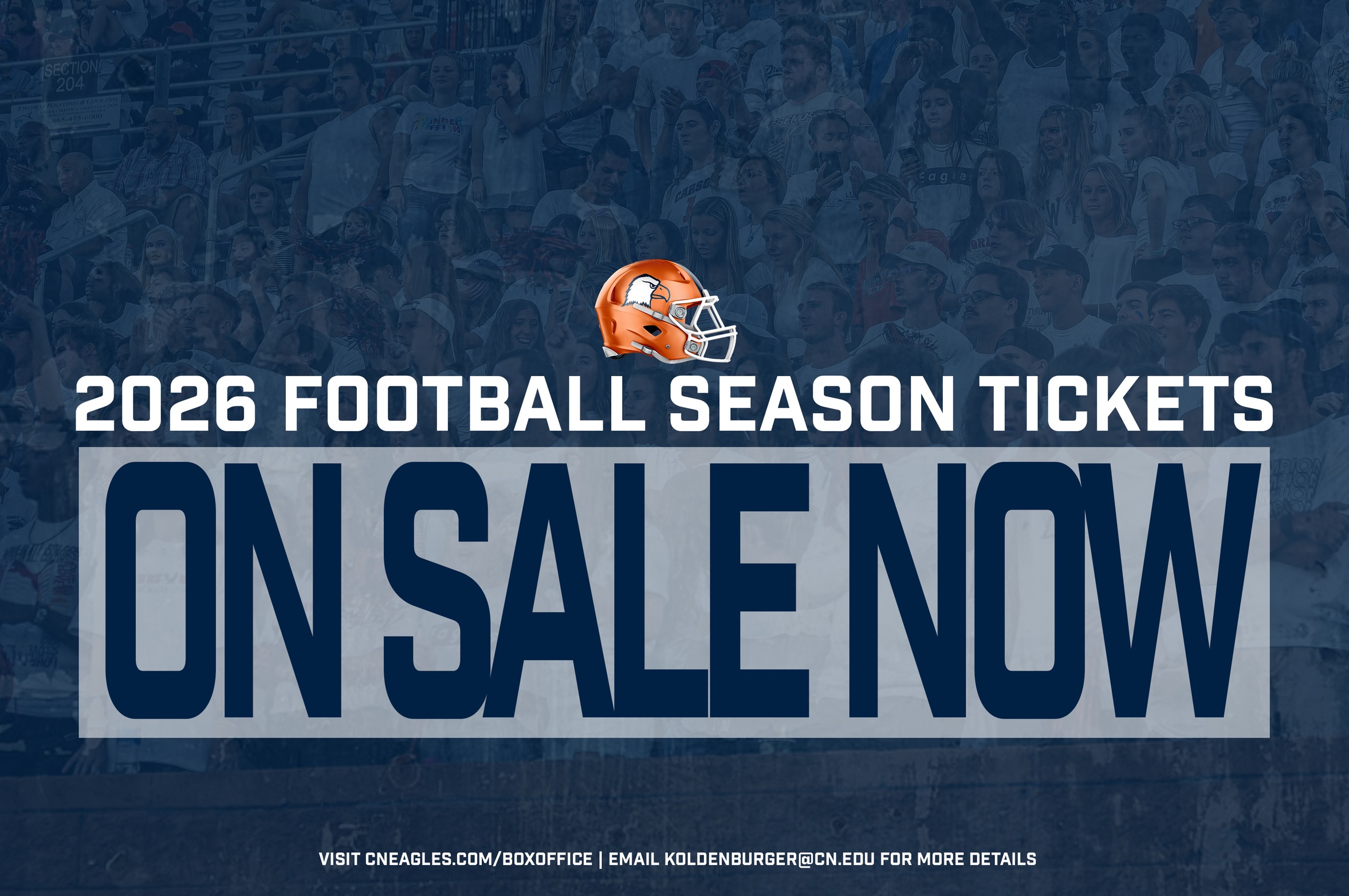 Season tickets on sale for 2026 Carson-Newman Football season