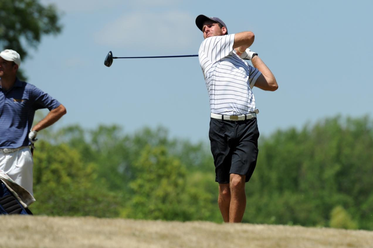 Eagles tied for ninth after opening round at Super Regional