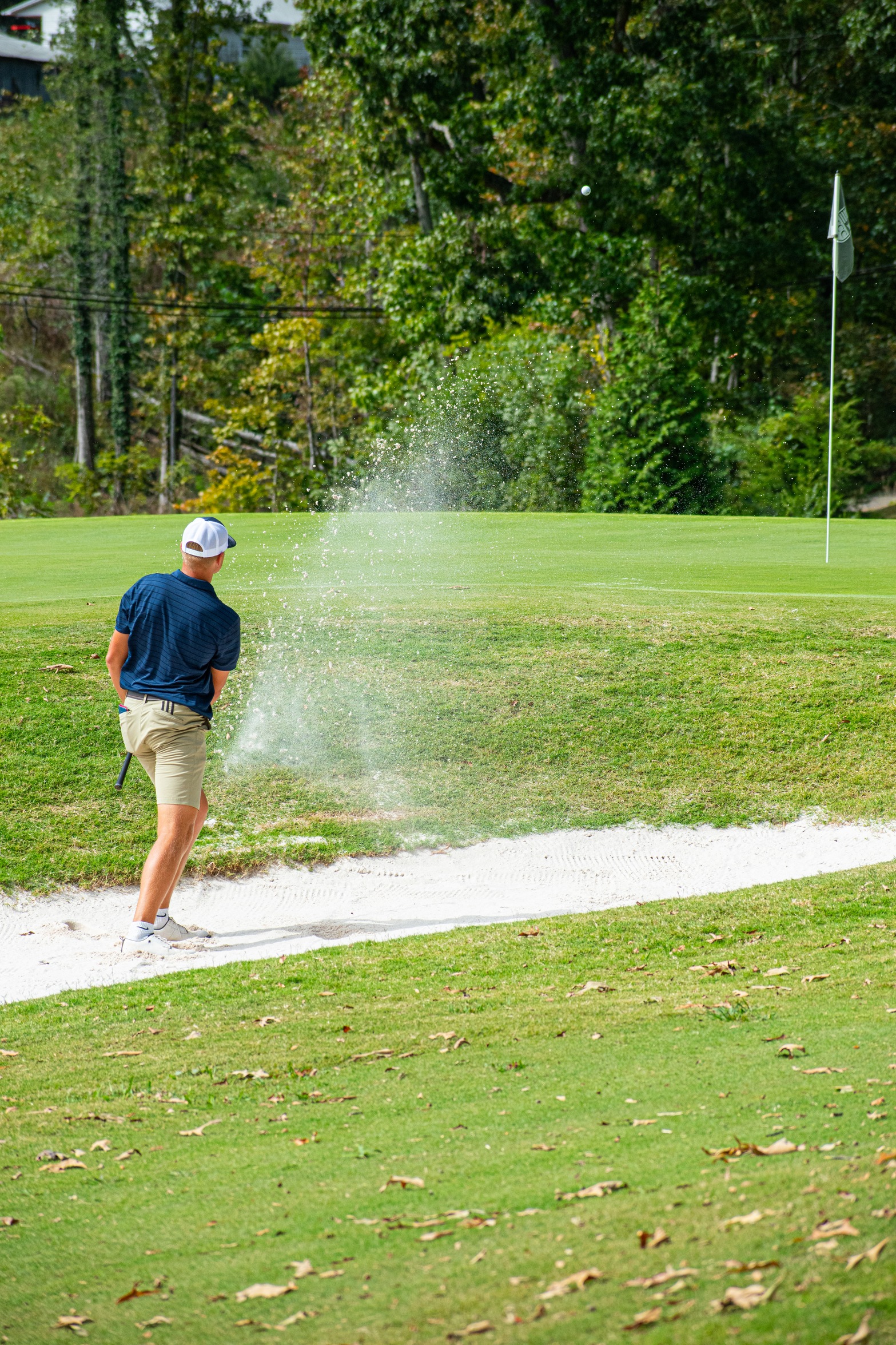 Golf gets cut short of full 36 on day one, lands 7th through 33 holes