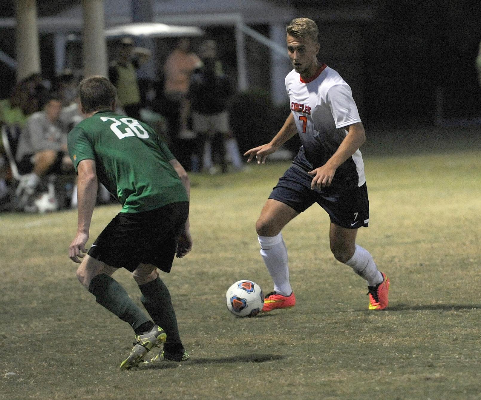 McCown Field Lights Up Again as Men's Soccer Hosts Mars Hill