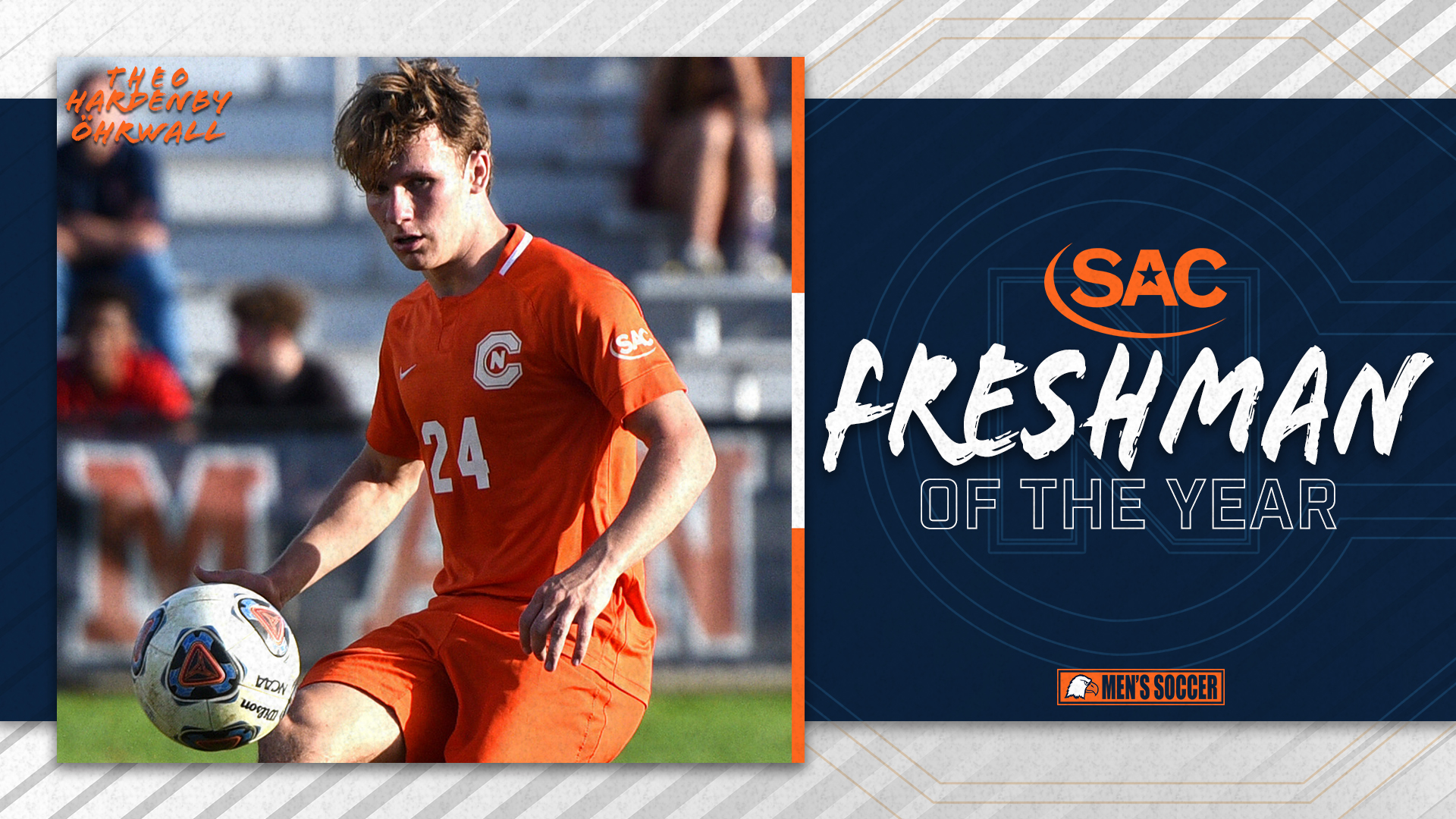 Hardenby &Ouml;hrwall named Freshman of the Year, highlighting C-N's SAC annual accolades