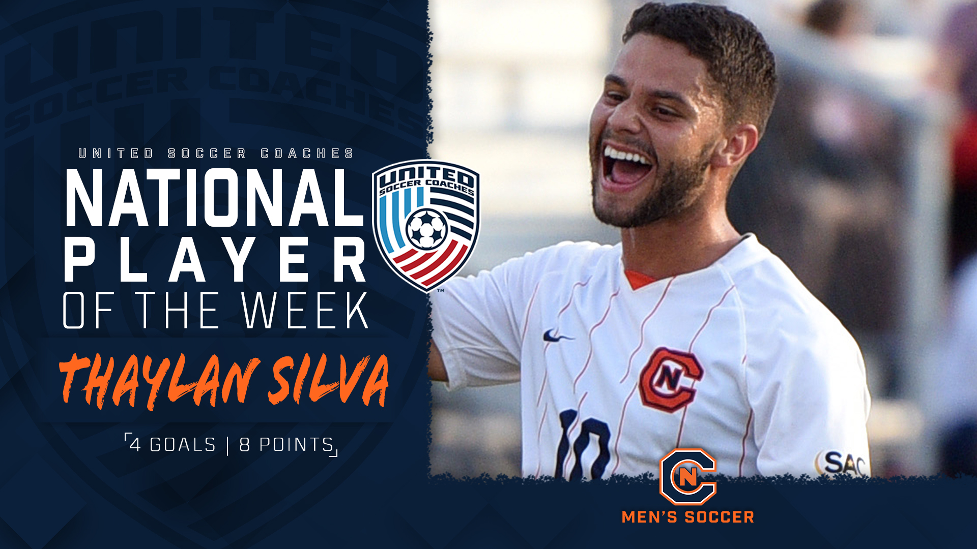 United Soccer Coaches select Silva as National Player of the Week