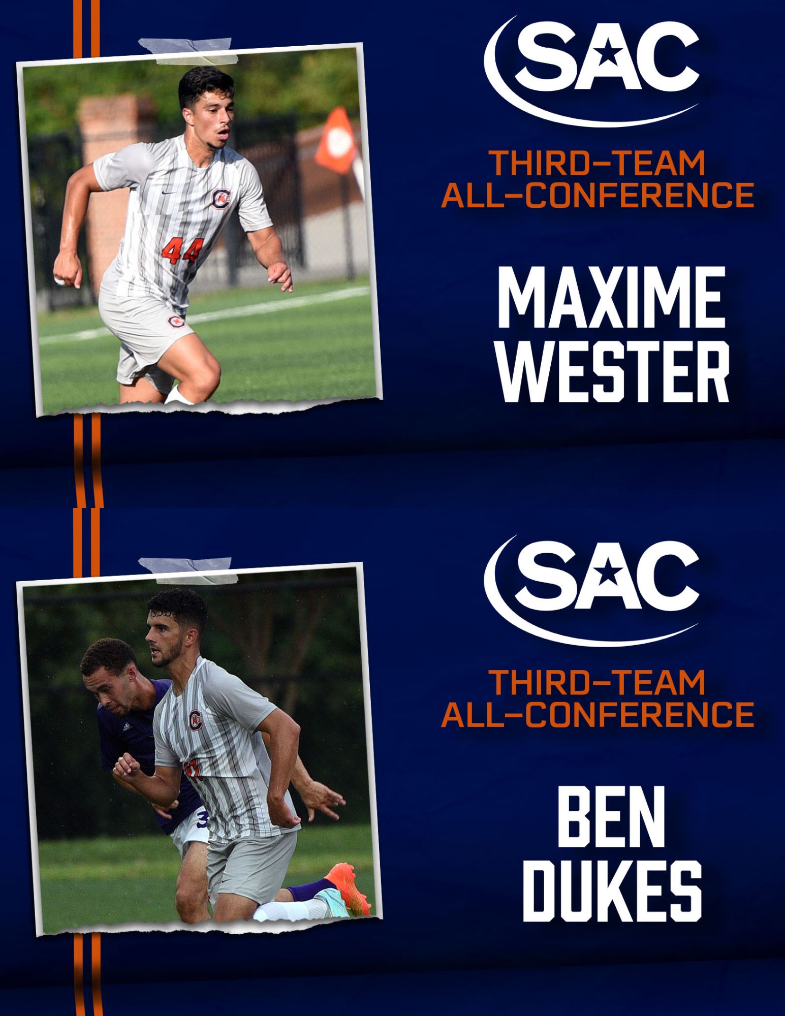 Men&rsquo;s soccer gets two All-SAC honors